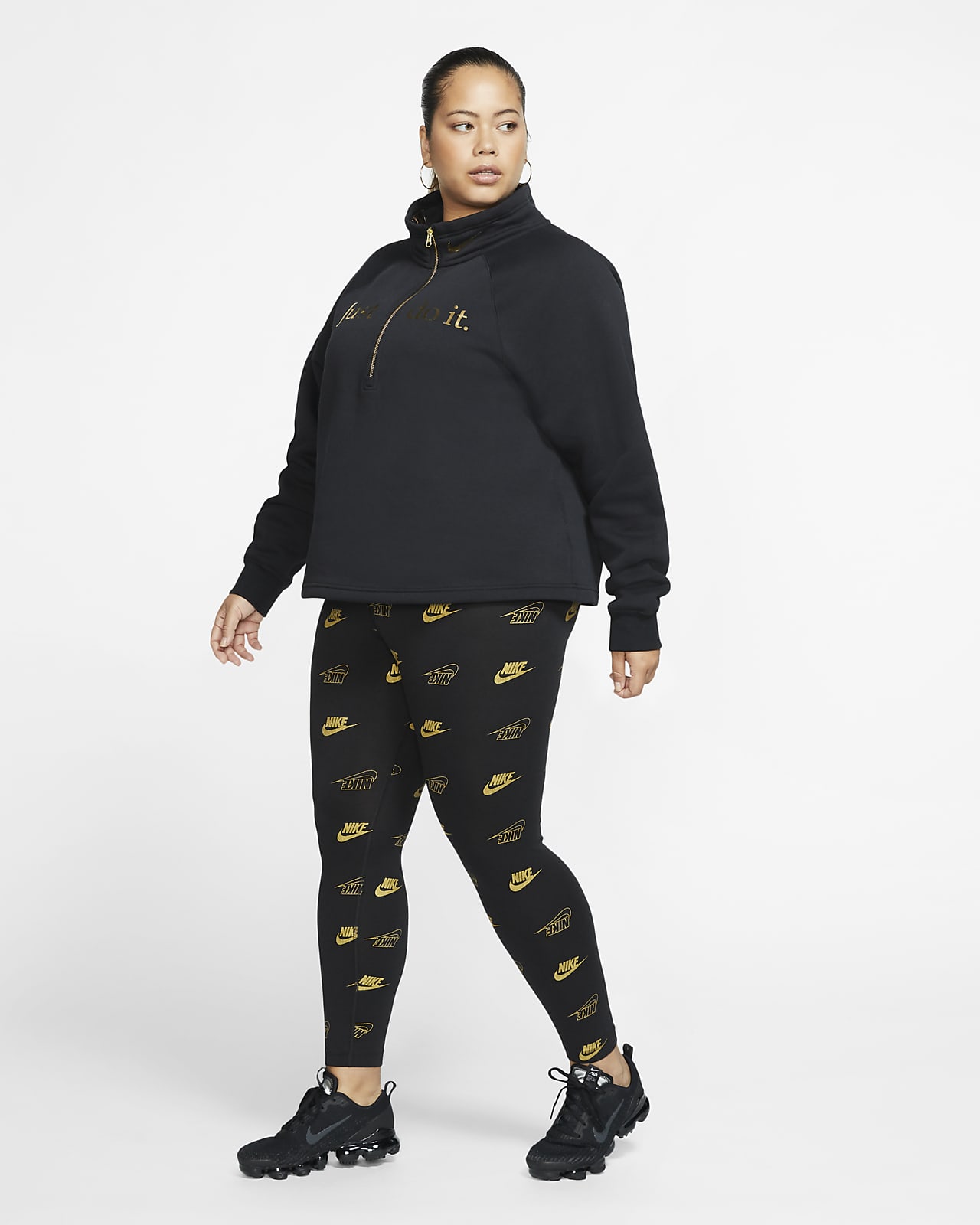 plus size printed leggings