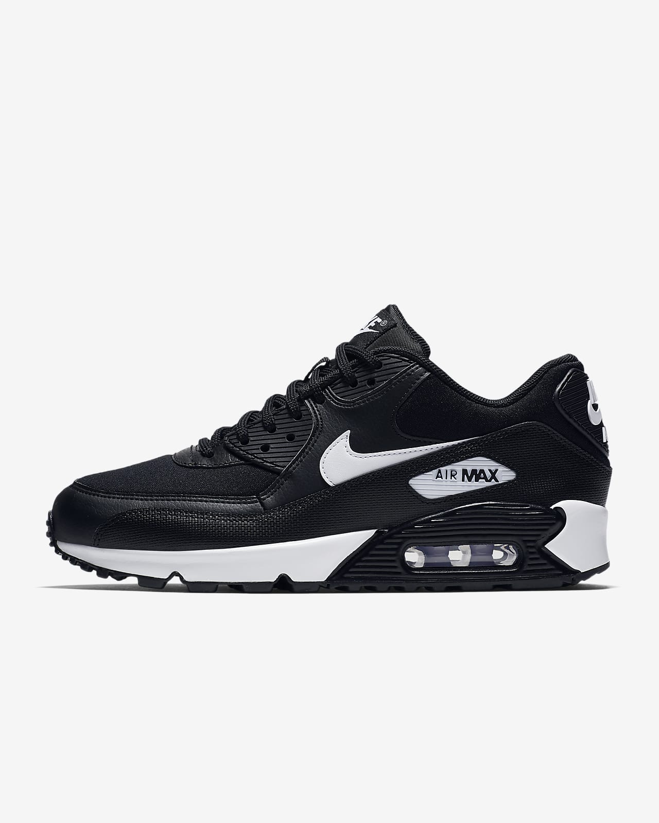 nike womens air max 90 in black pink and white