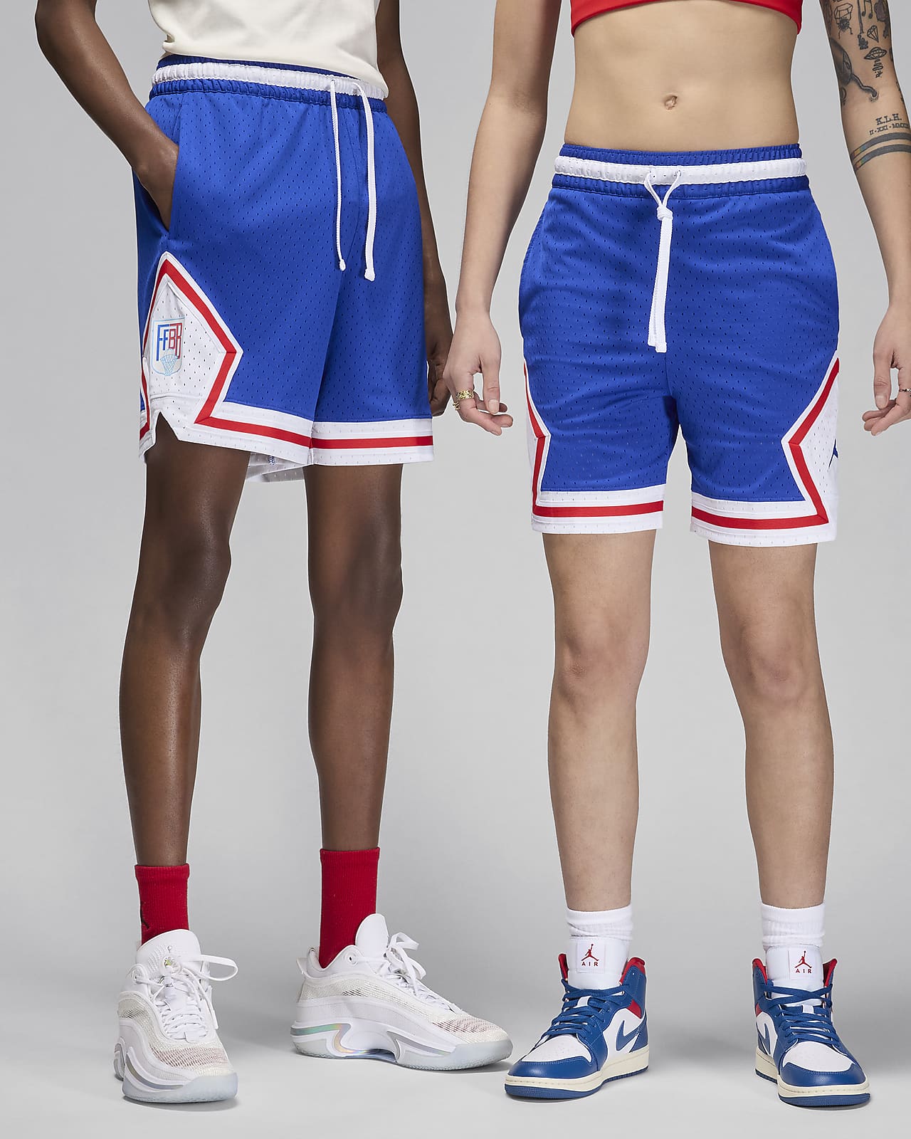 Shorts Diamond Jordan Sport x Fédération Française de Basketball – Uomo