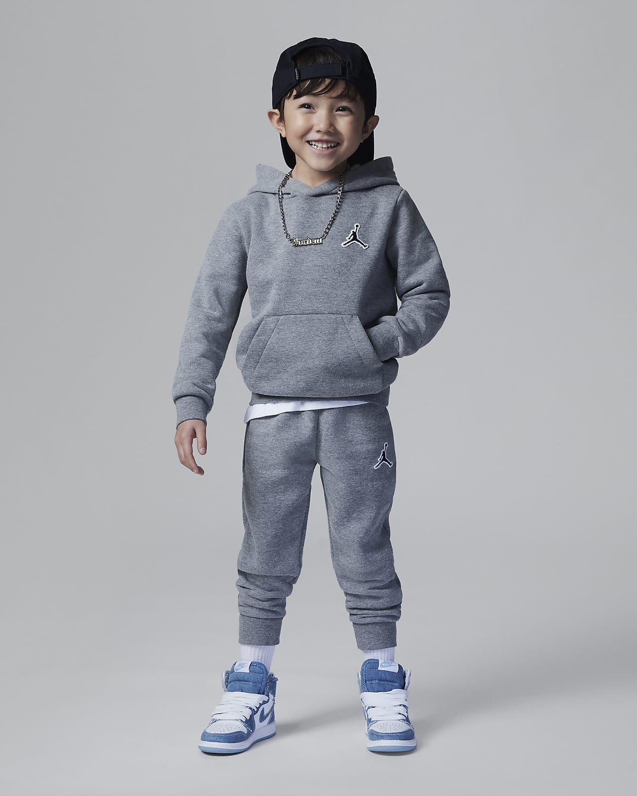 Jordan Conjunto de sudadera con capucha y pantalón - Infantil
