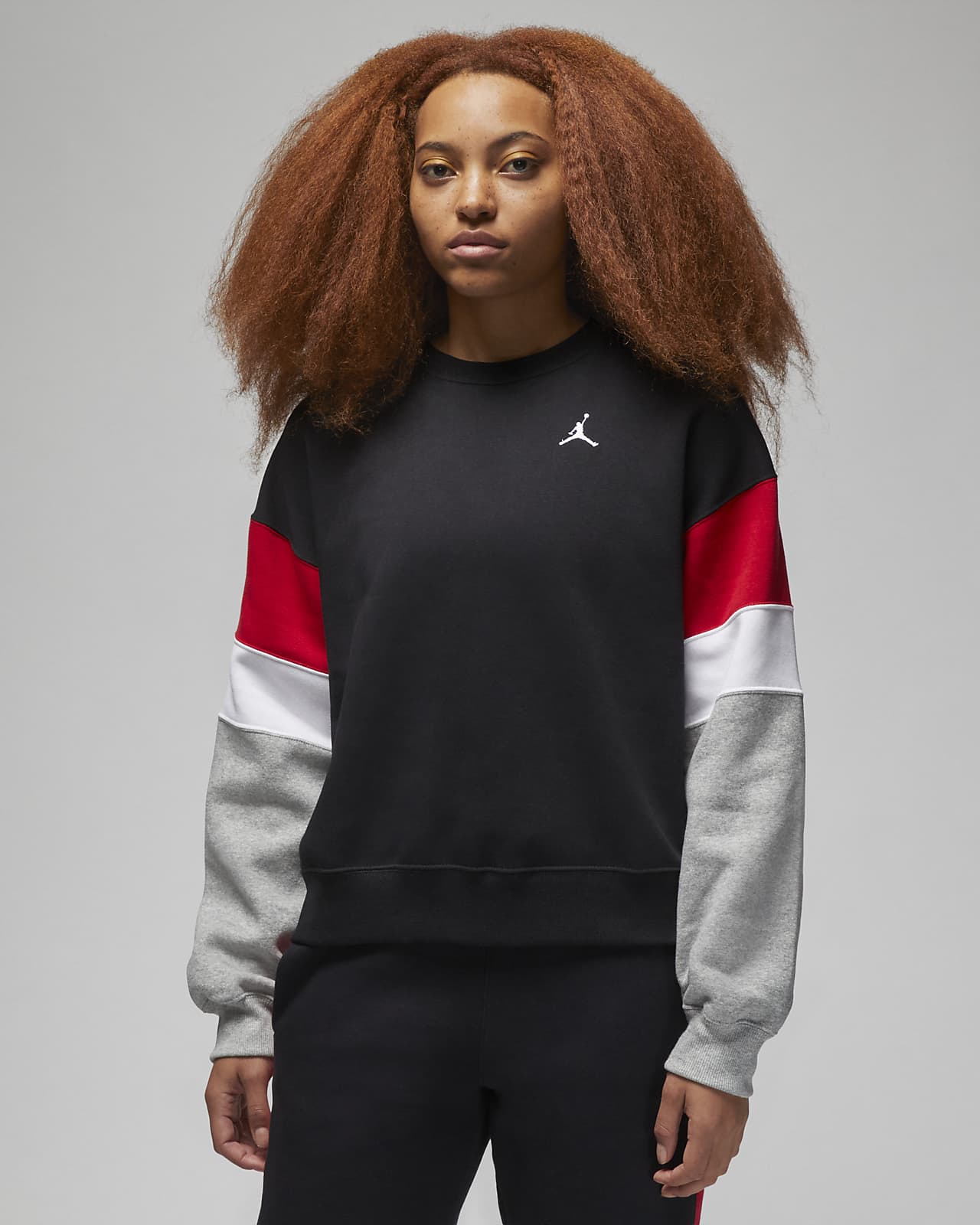Jordan Brooklyn Fleece Damen-Sweatshirt mit Rundhalsausschnitt