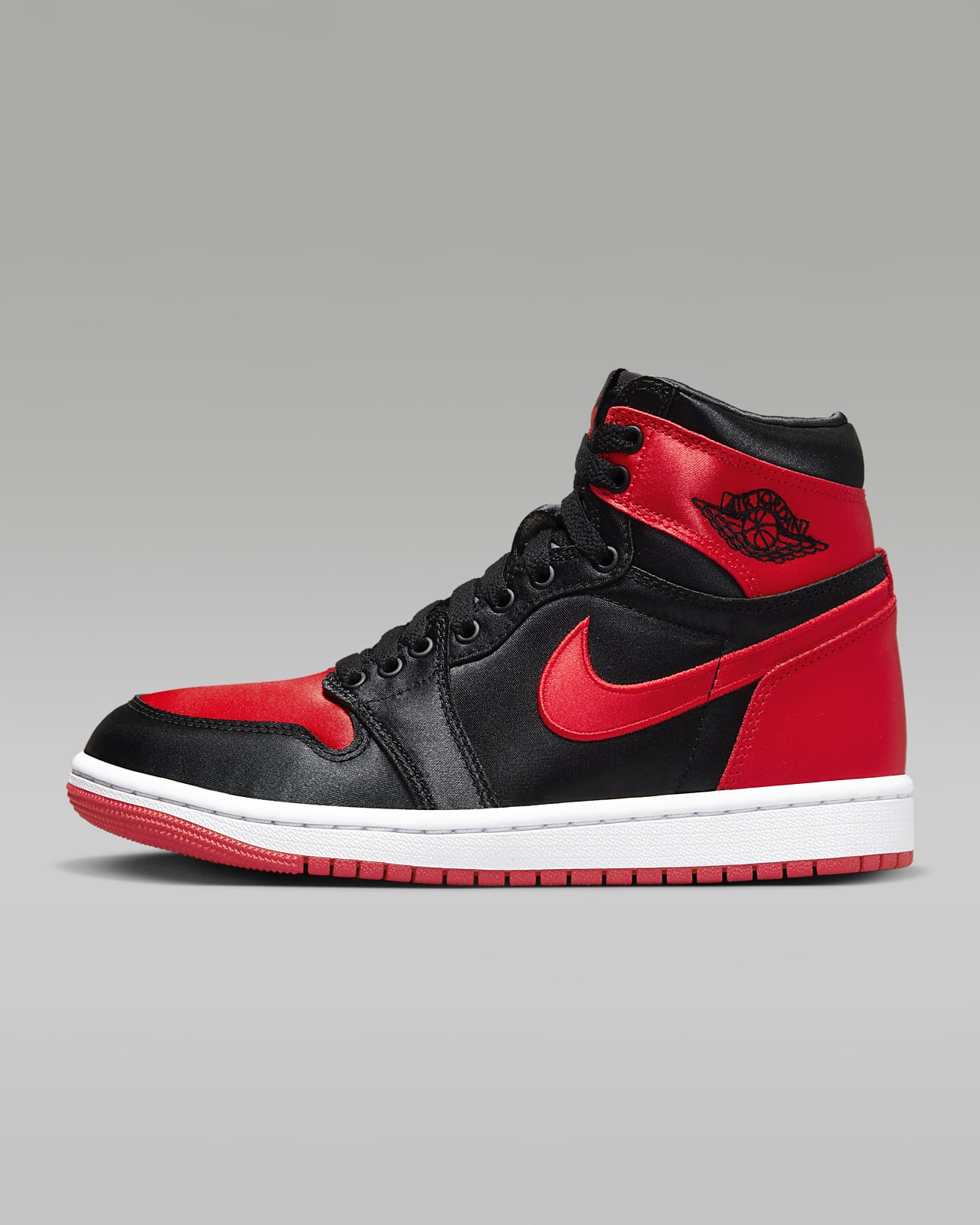 aj1 satin bred toe