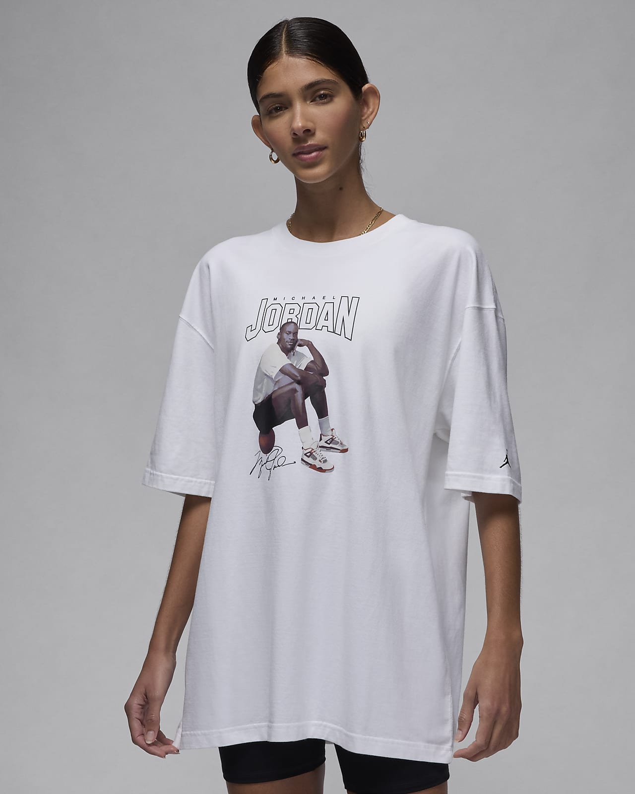T-shirt à motif oversize Jordan pour femme