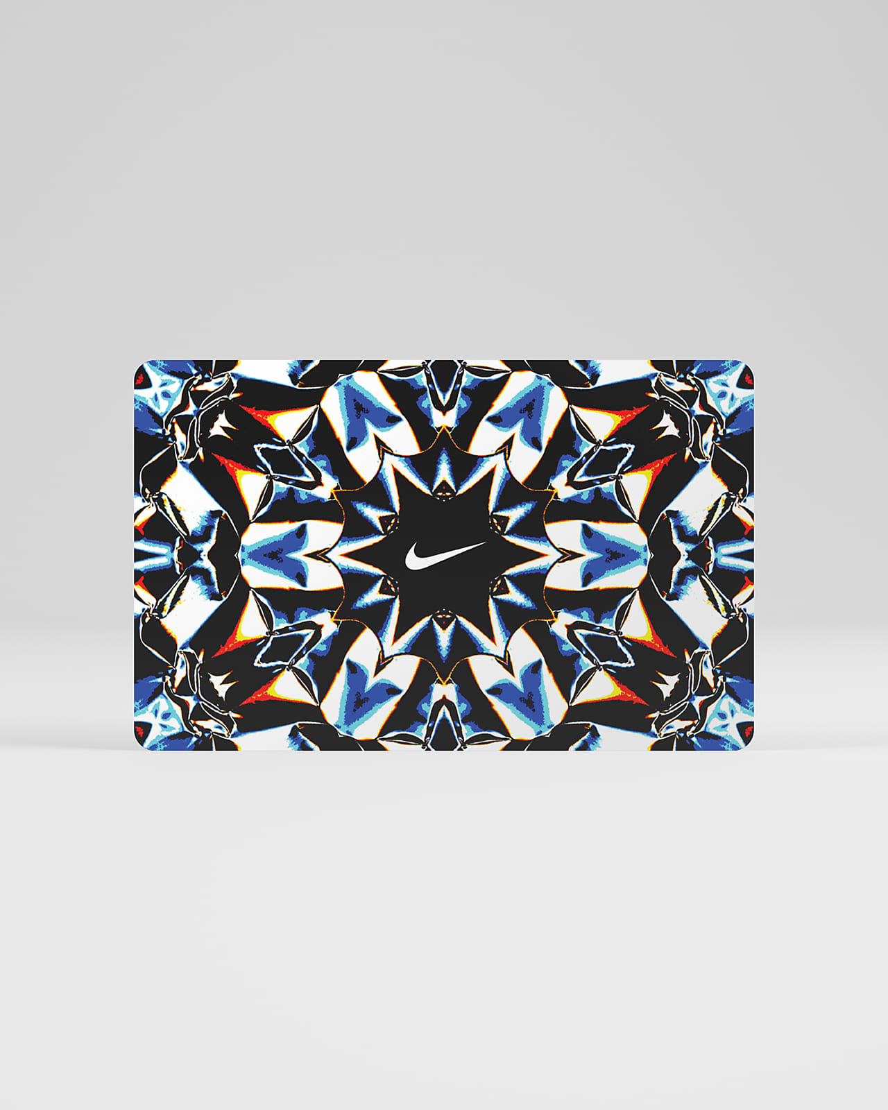 La tarjeta de regalo Nike se envía por correo en una minicaja de tenis Nike