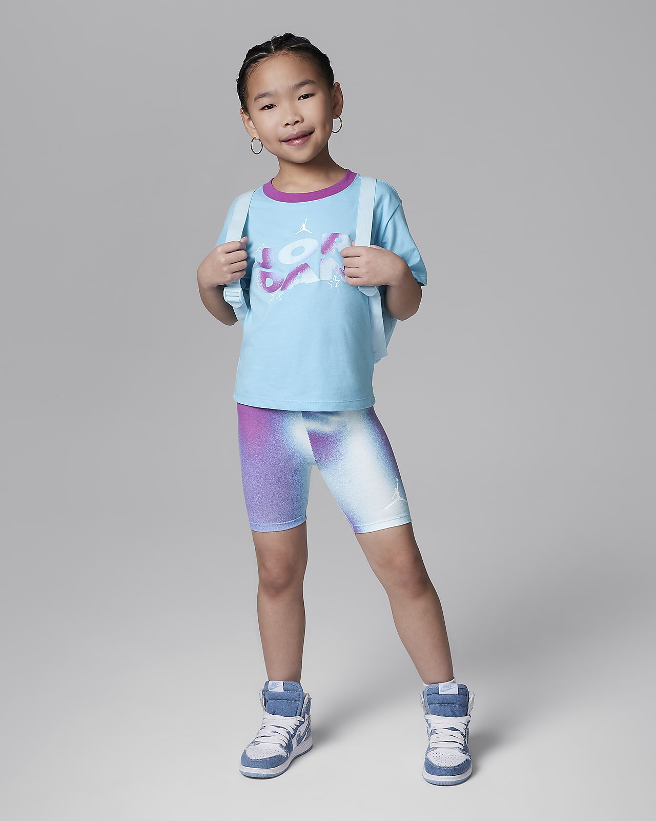 Conjunto de shorts para niños talla pequeña Jordan Lemonade Stand