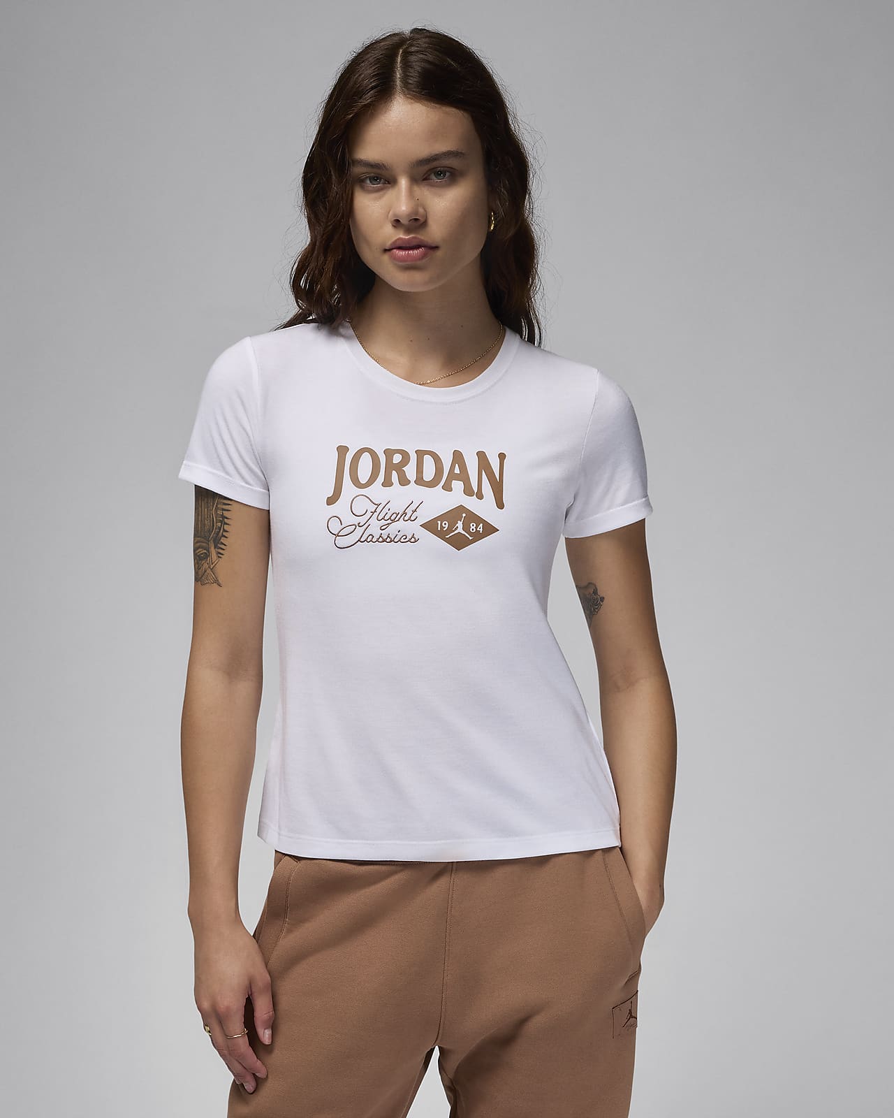 T-shirt Girlfriend avvolgente Jordan – Donna