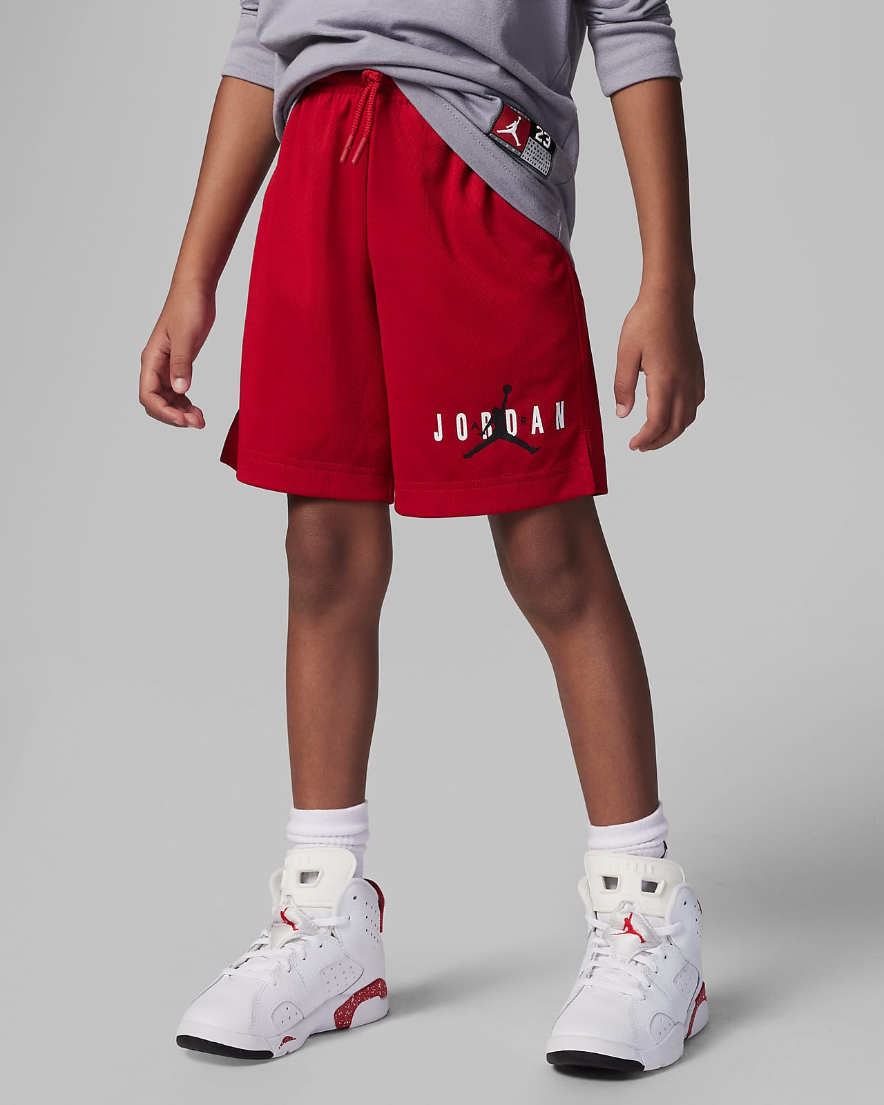 Jordan Essentials Little Kids' Graphic Mesh Shorts