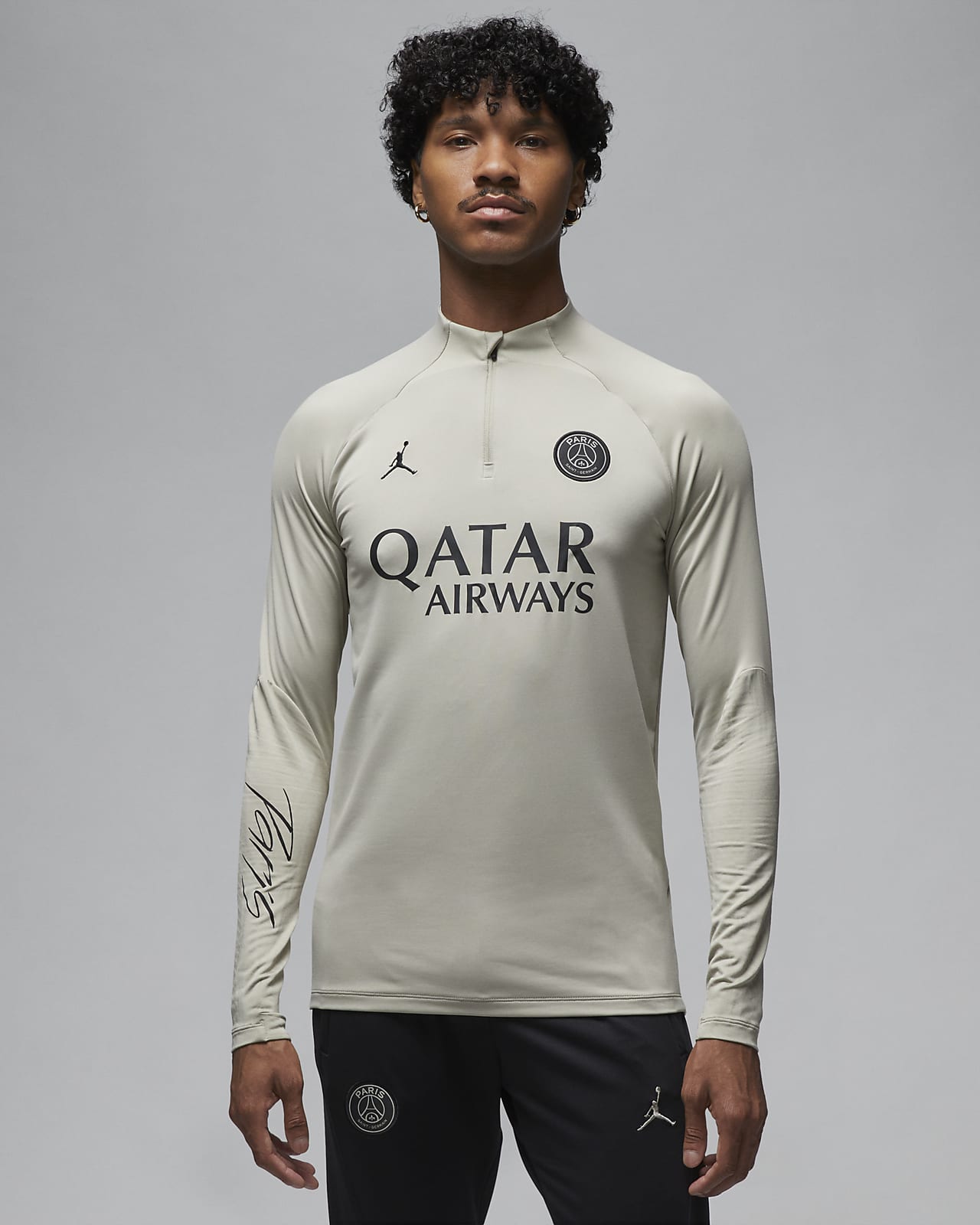 París Saint-Germain Strike Camiseta de entrenamiento de fútbol de tejido Knit Jordan Dri-FIT - Hombre