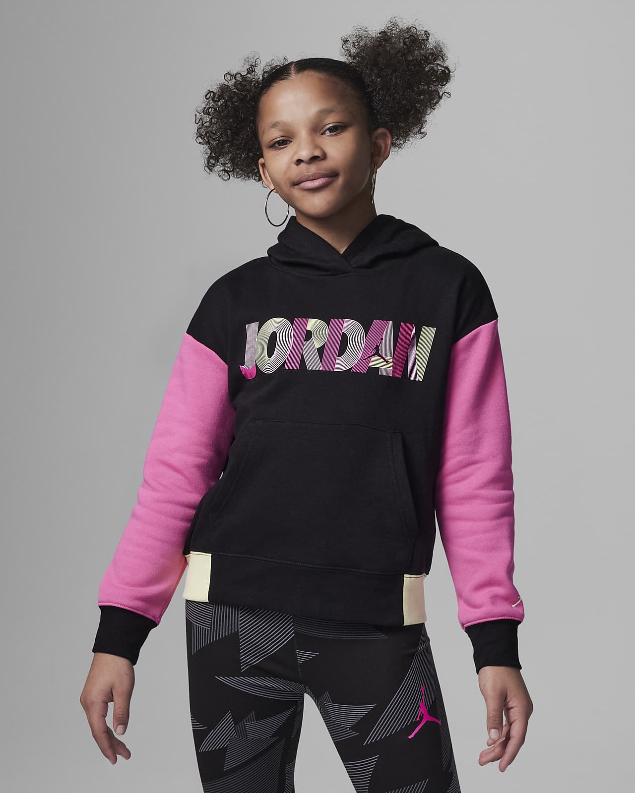 Jordan Fundamental Pullover Hoodie-hættetrøje til større børn