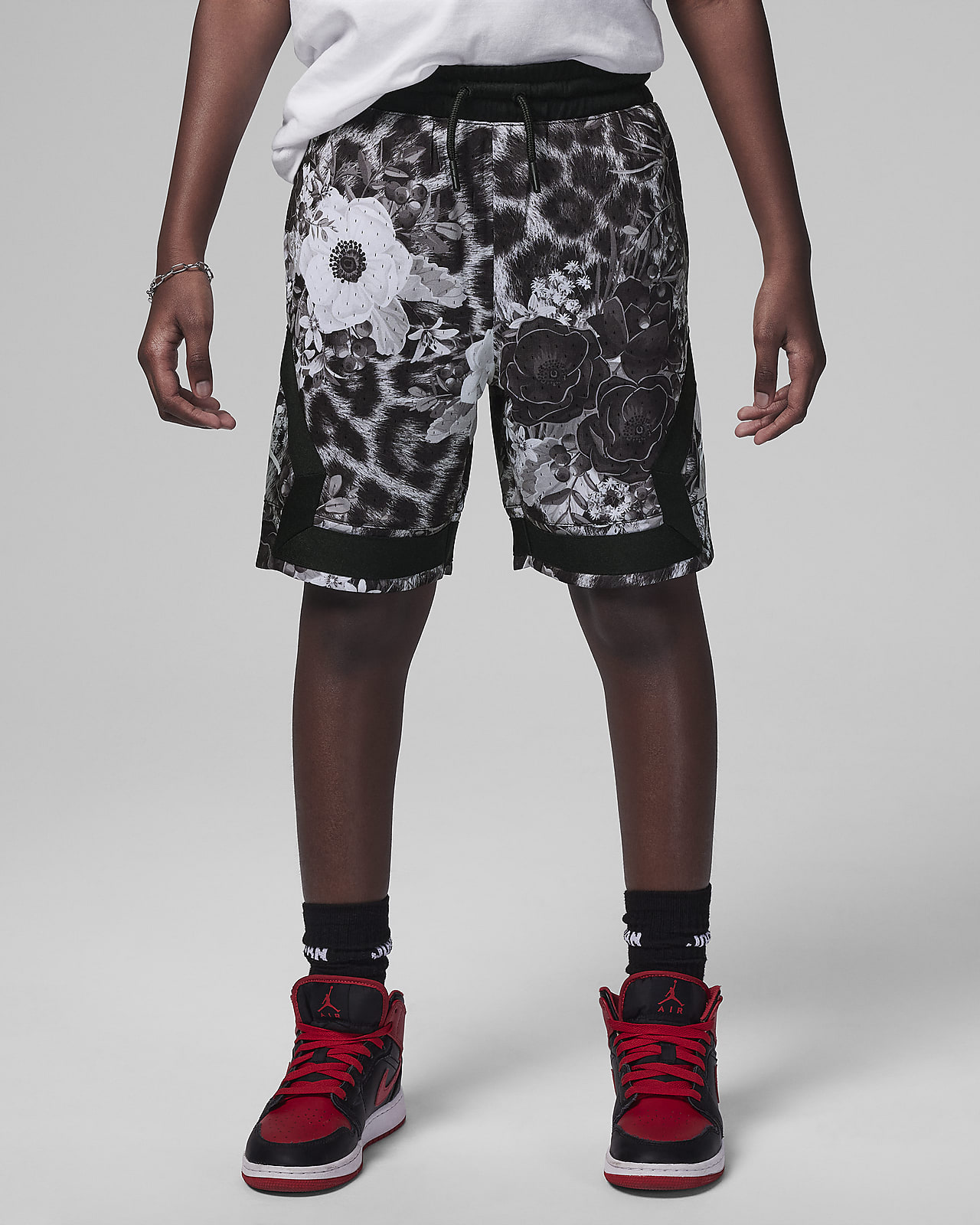 Jordan Dri-FIT MJ Diamond Big Kids' Printed Shorts