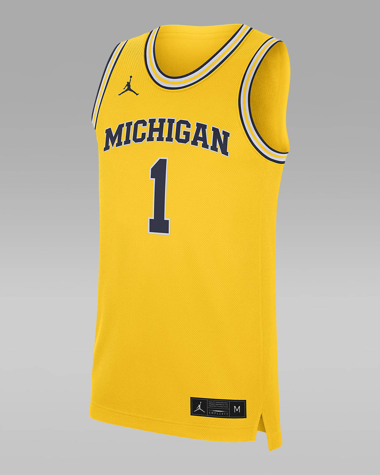 Camiseta de básquetbol para hombre Jordan College Replica (Michigan)