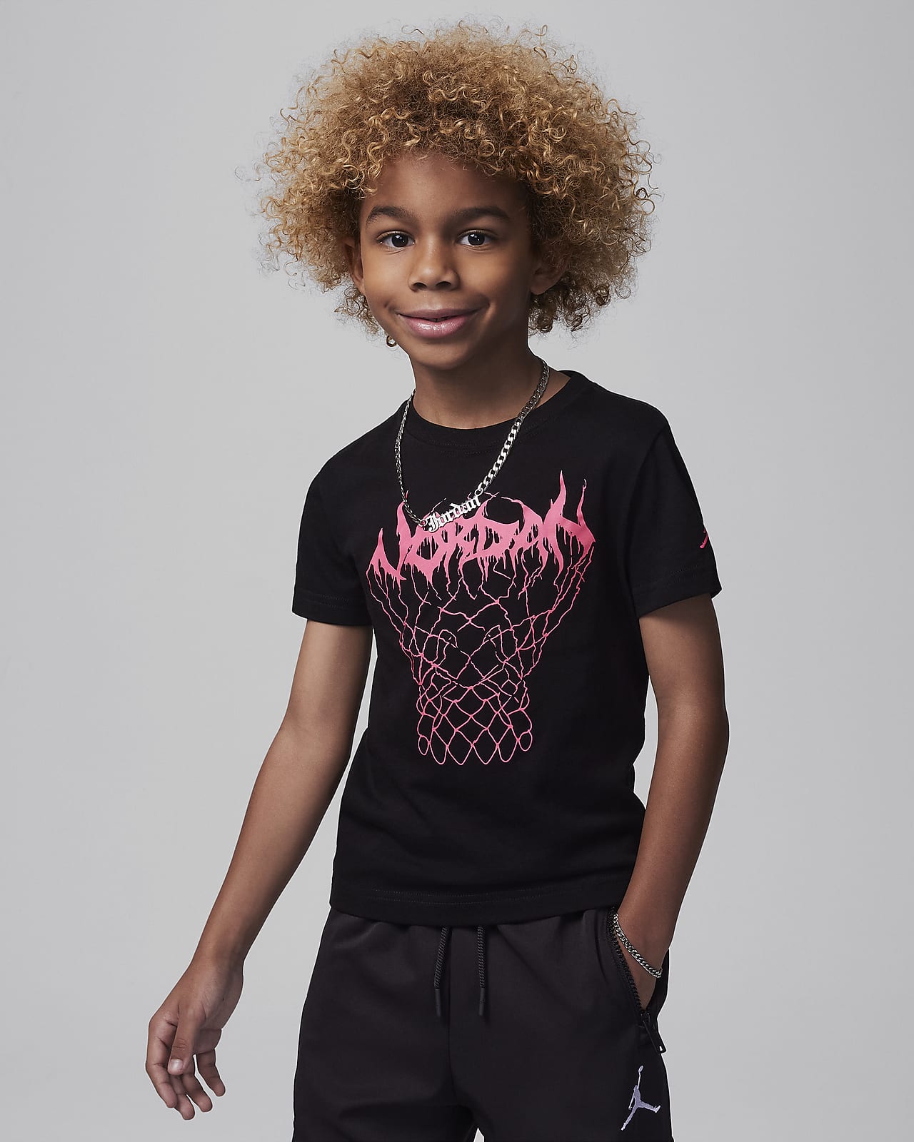 Jordan Dri-FIT MJ Sport Little Kids' Graphic T-Shirt