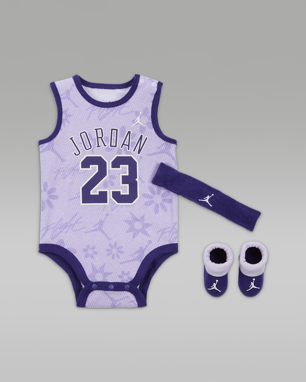 Jordan 23 Jersey Baby (0-9M) 3-Piece Bodysuit Box Set