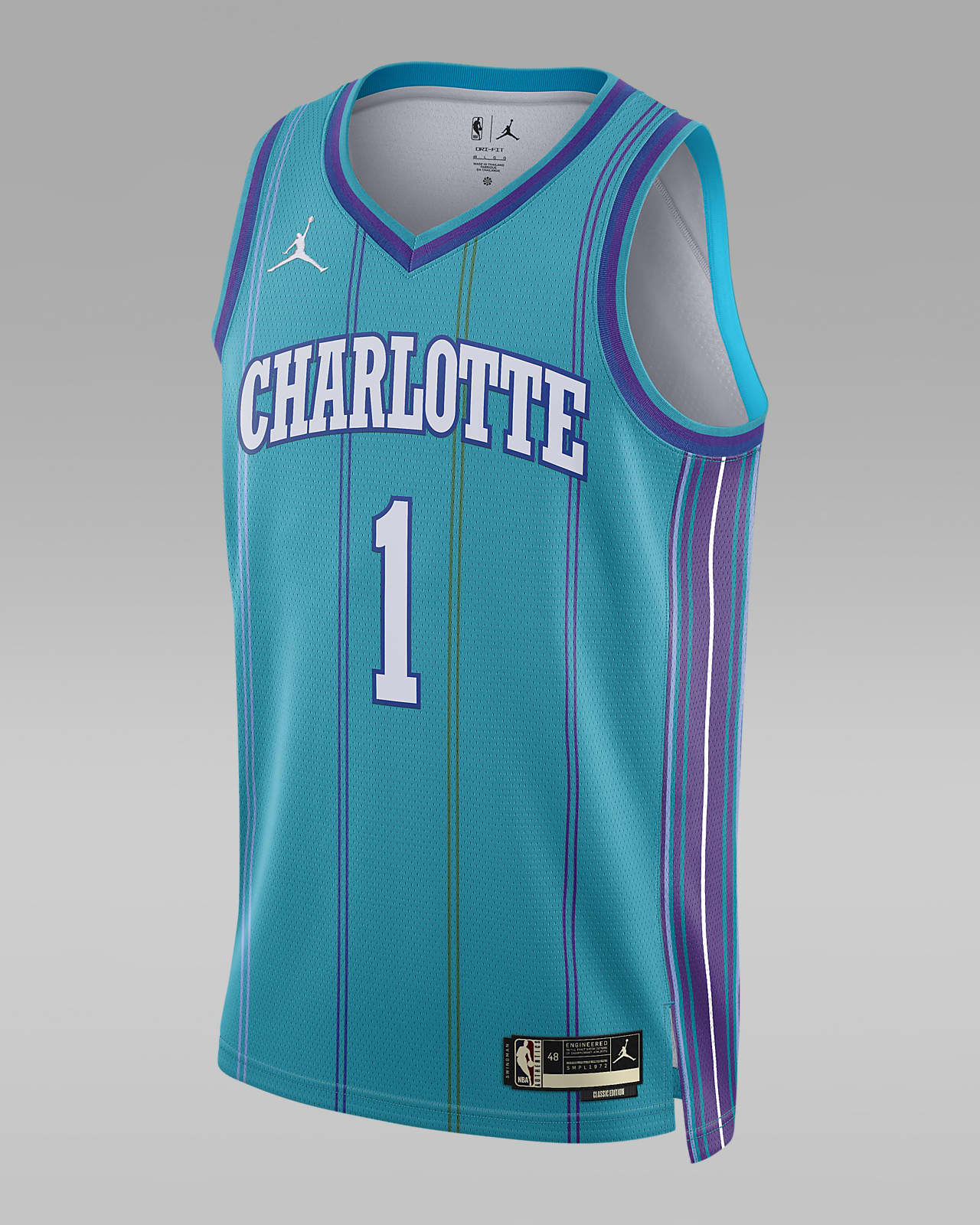 LaMelo Ball Charlotte Hornets 2023/24 Nike Dri-FIT Swingman NBA-jersey voor heren
