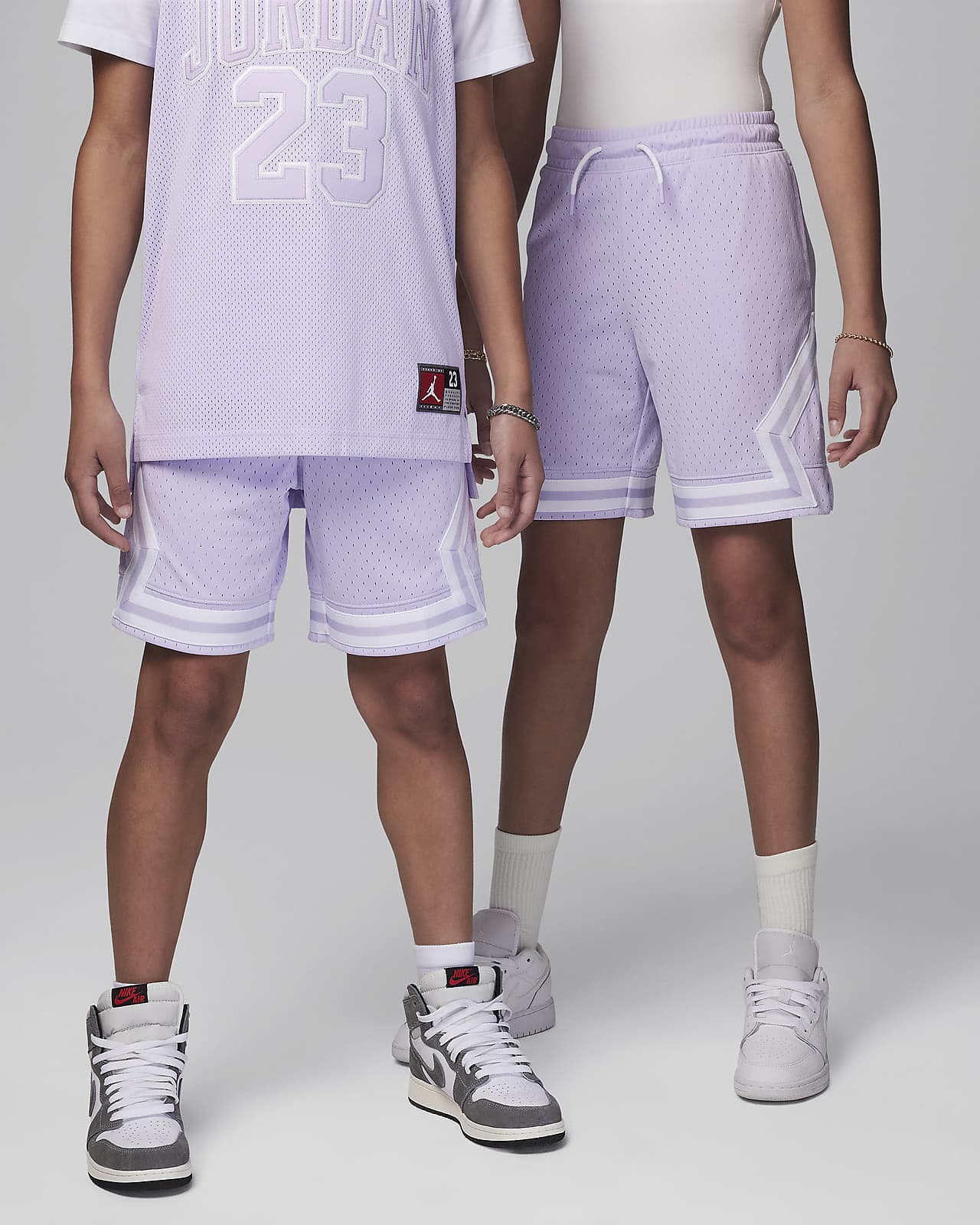 Jordan Air Diamond Shorts Big Kids Dri-FIT Shorts