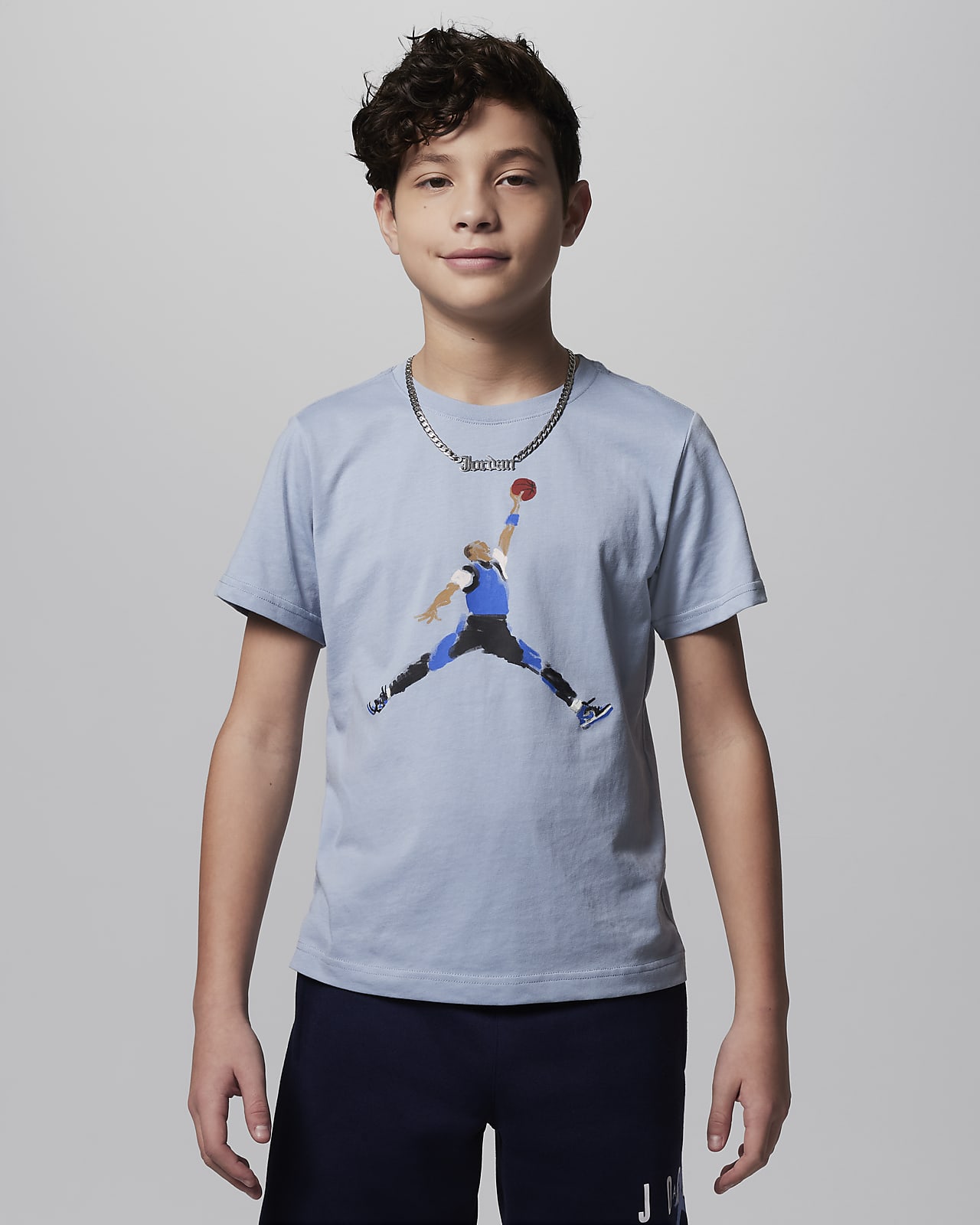 Jordan Watercolor Jumpman Big Kids' Graphic T-Shirt