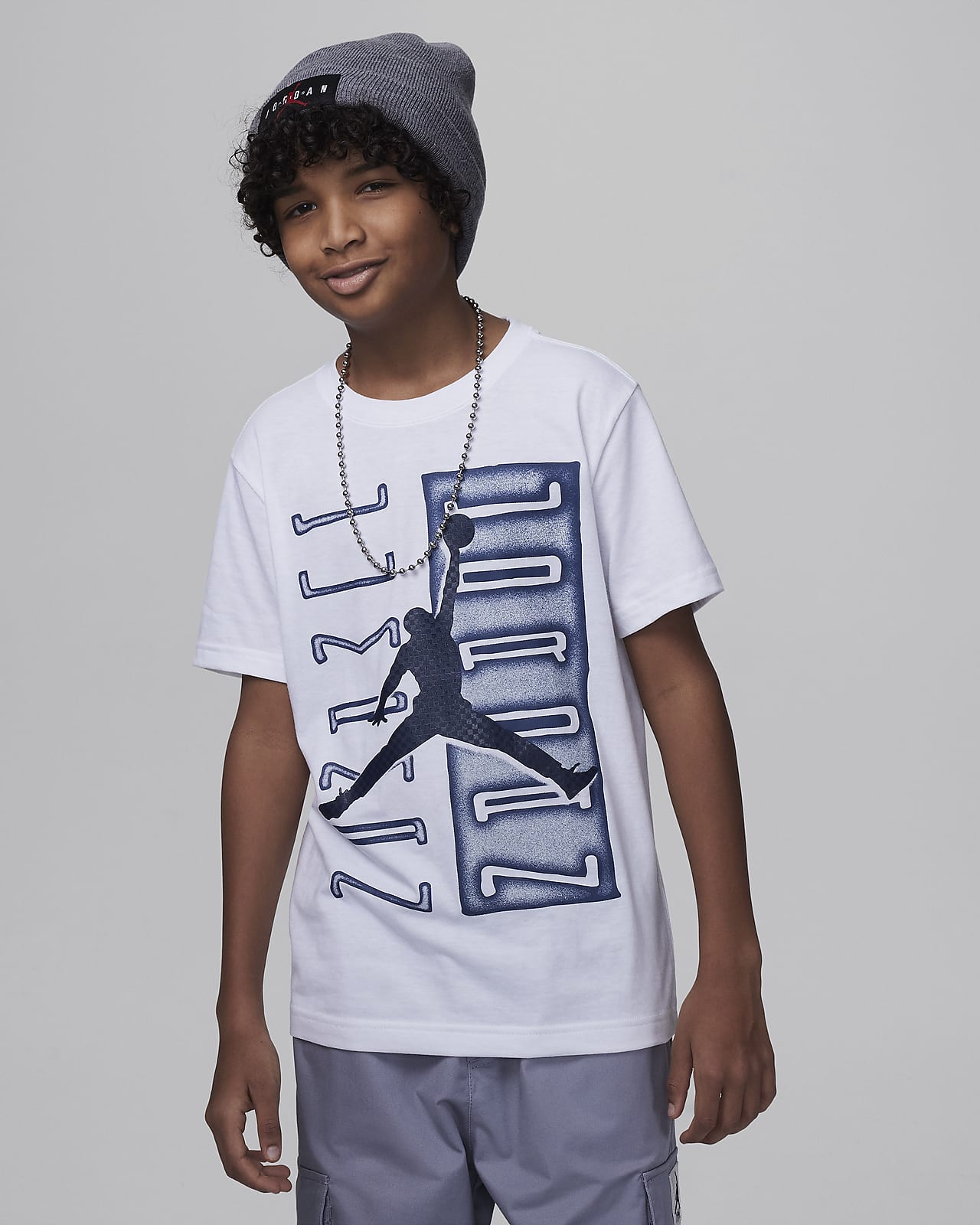 Air Jordan Big Kids' AJ11 Vertical Columns T-Shirt