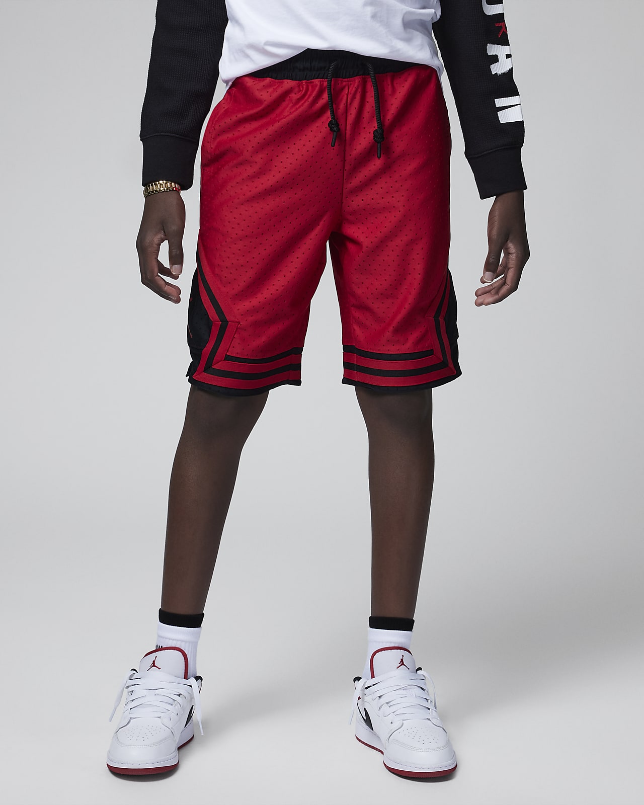 Jordan Air Big Kids' Dri-FIT Diamond Shorts