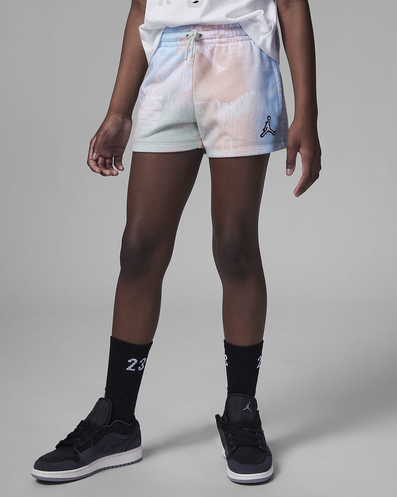 Spodenki dla dużych dzieci (dziewcząt) Jordan Essentials New Wave Printed Shorts