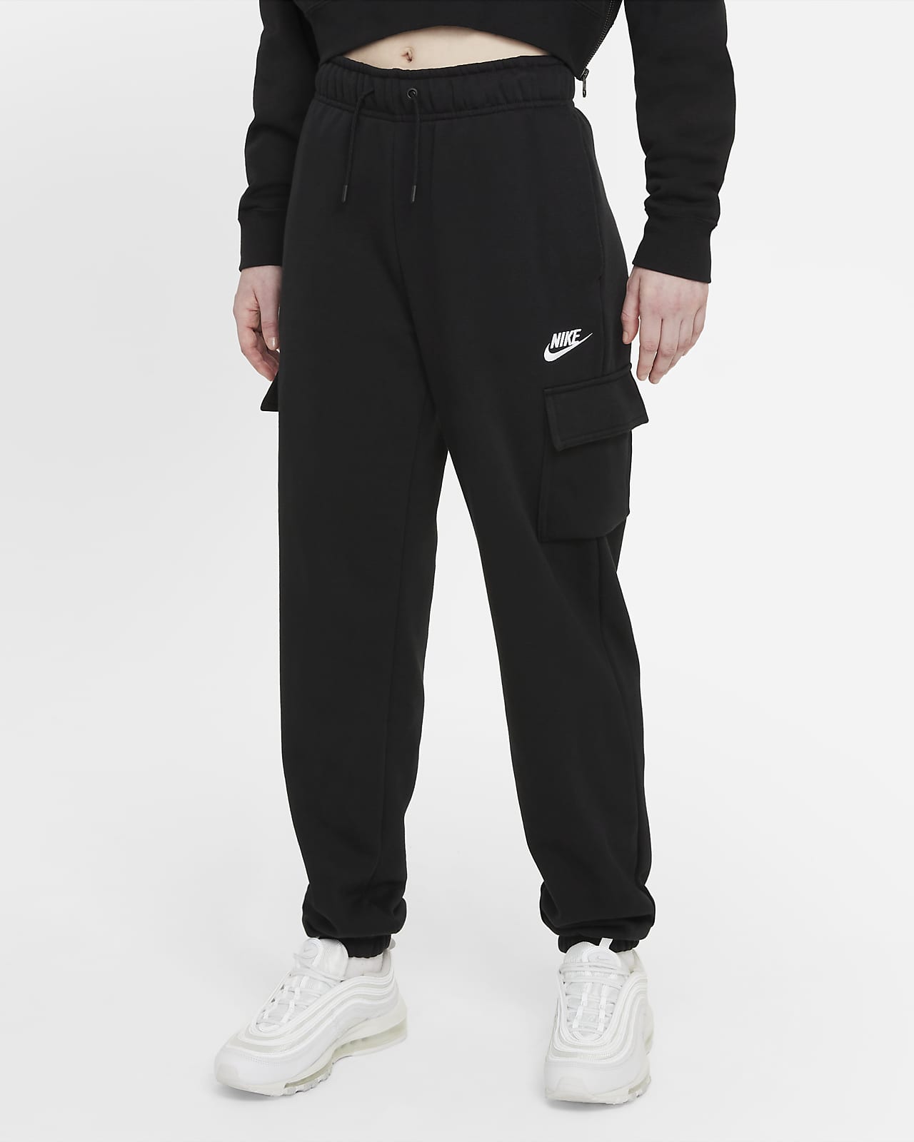 Pantalon cargo taille mi-haute Nike Sportswear Essentials pour Femme