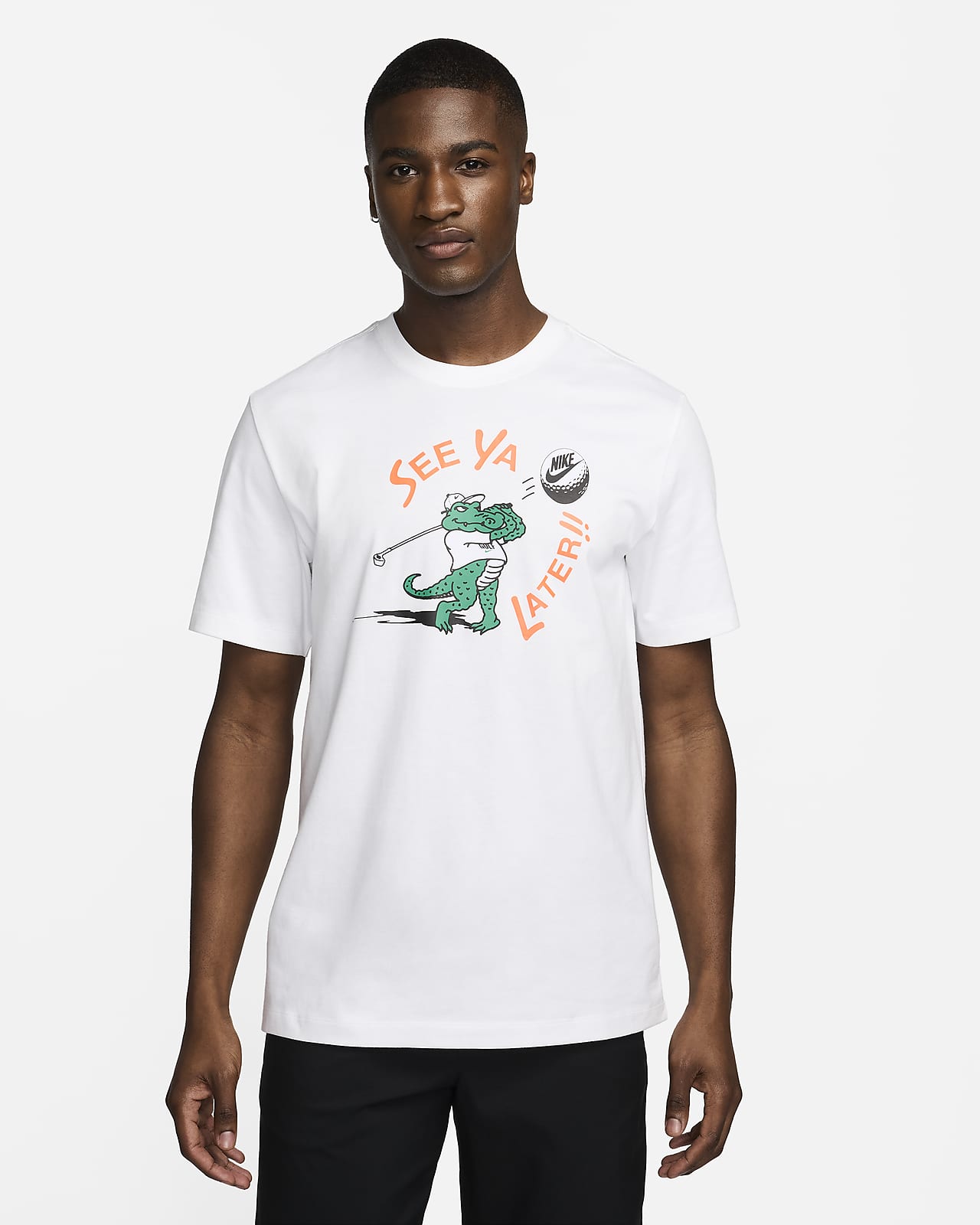 Męski T-shirt do golfa Nike