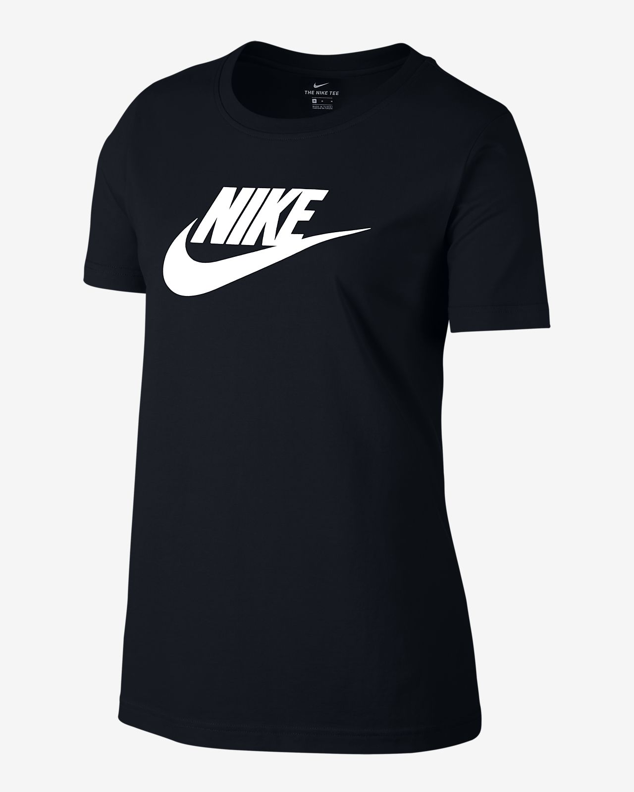 black and white nike t shirt women's