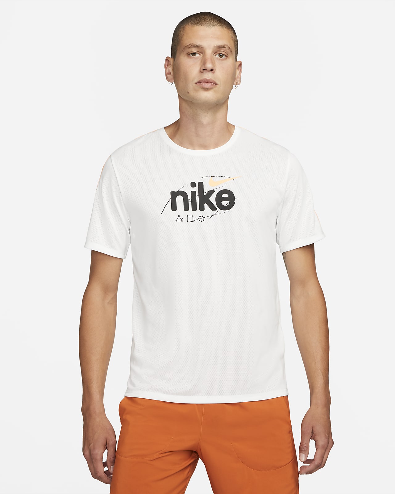 Nike Dri-FIT Miler D.Y.E. Men's Short-Sleeve Running Top