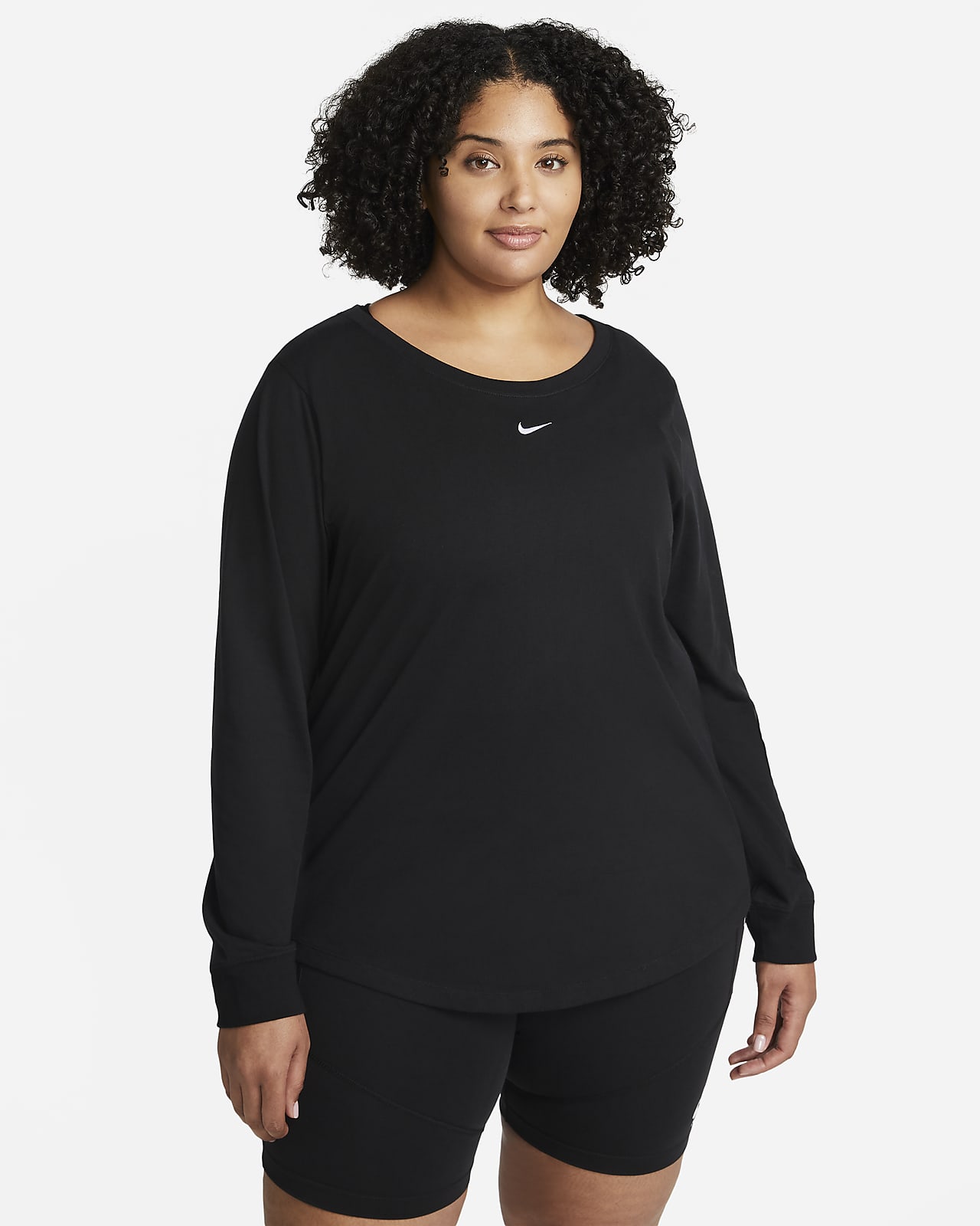 Nike Sportswear Langarm-T-Shirt für Damen (große Größe)
