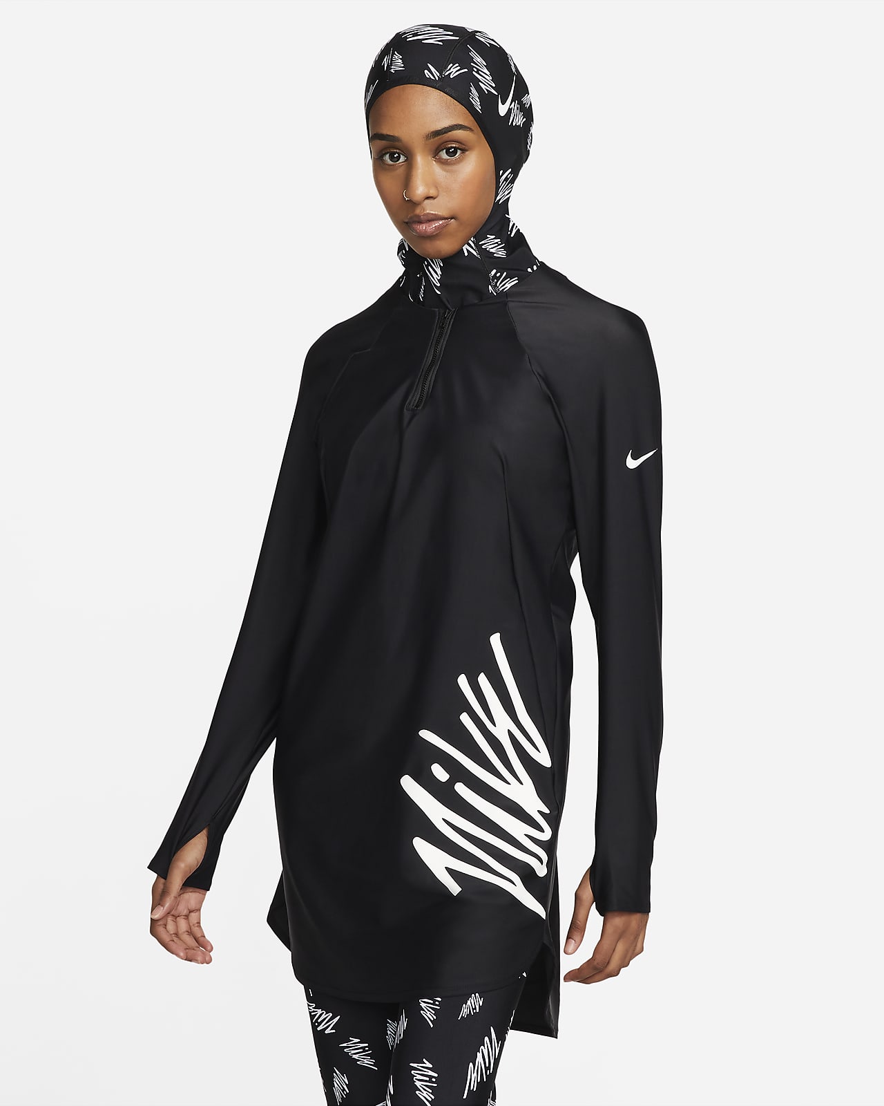 Nike Victory Logo Women's Full-Coverage Swim Tunic