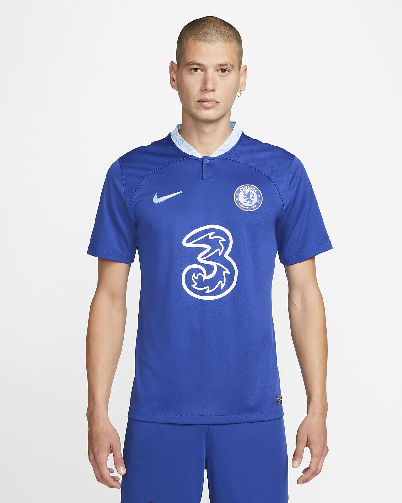 Męska koszulka piłkarska Chelsea F.C. 2022/23 Stadium (wersja domowa) Nike Dri-FIT