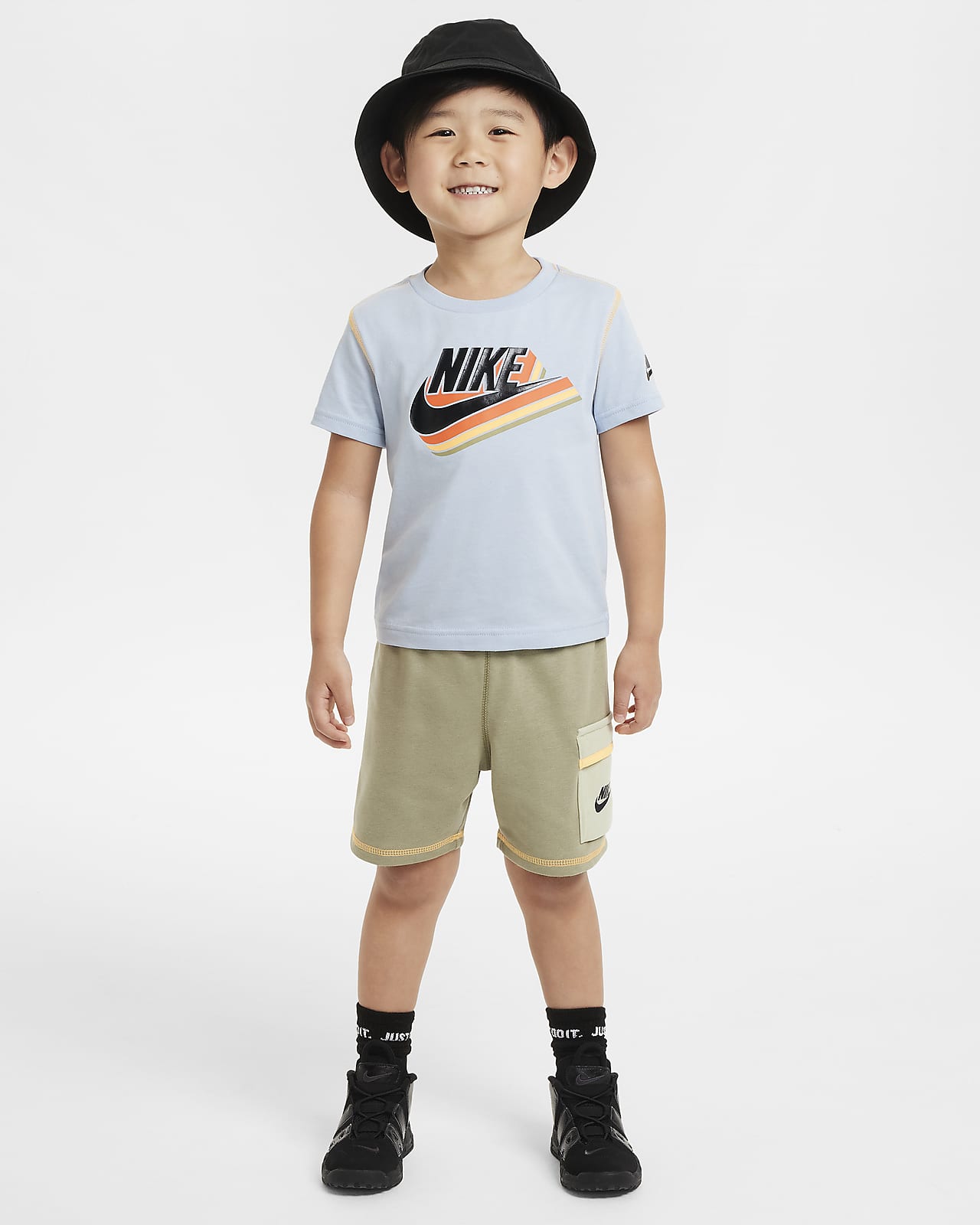 Nike Sportswear Reimagine Toddler French Terry Shorts Set
