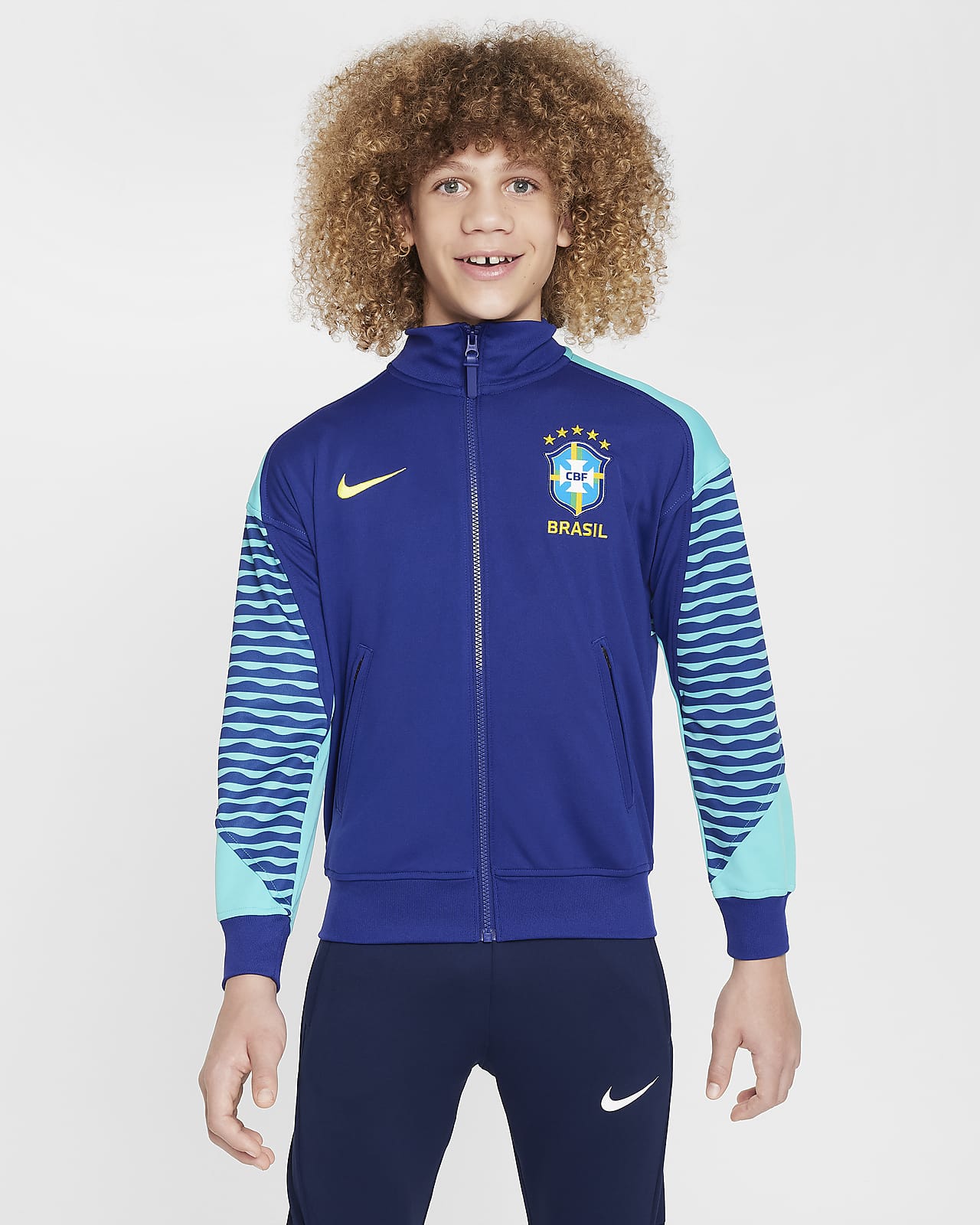 Brazil Academy Pro Big Kids' Nike Dri-FIT Soccer Jacket