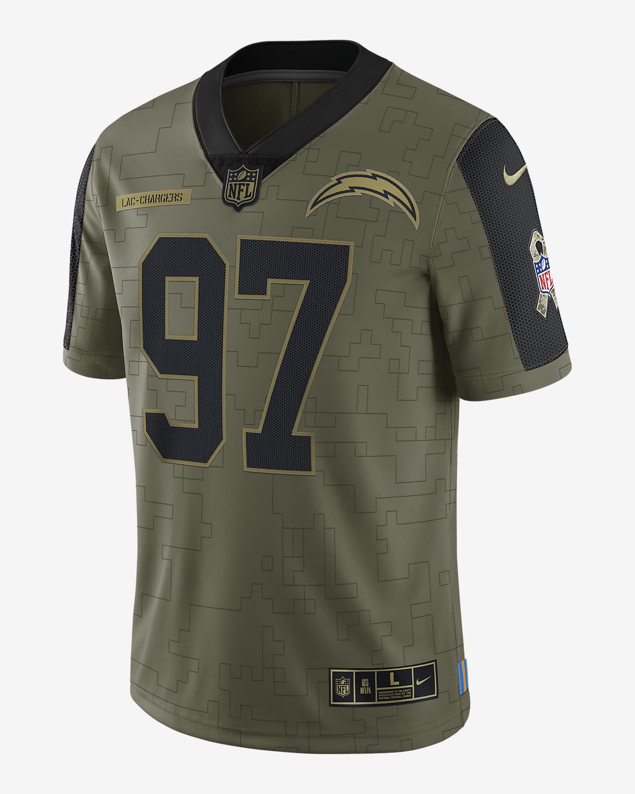 NFL Los Angeles Chargers Salute to Service (Joey Bosa) Men's Limited Football Jersey