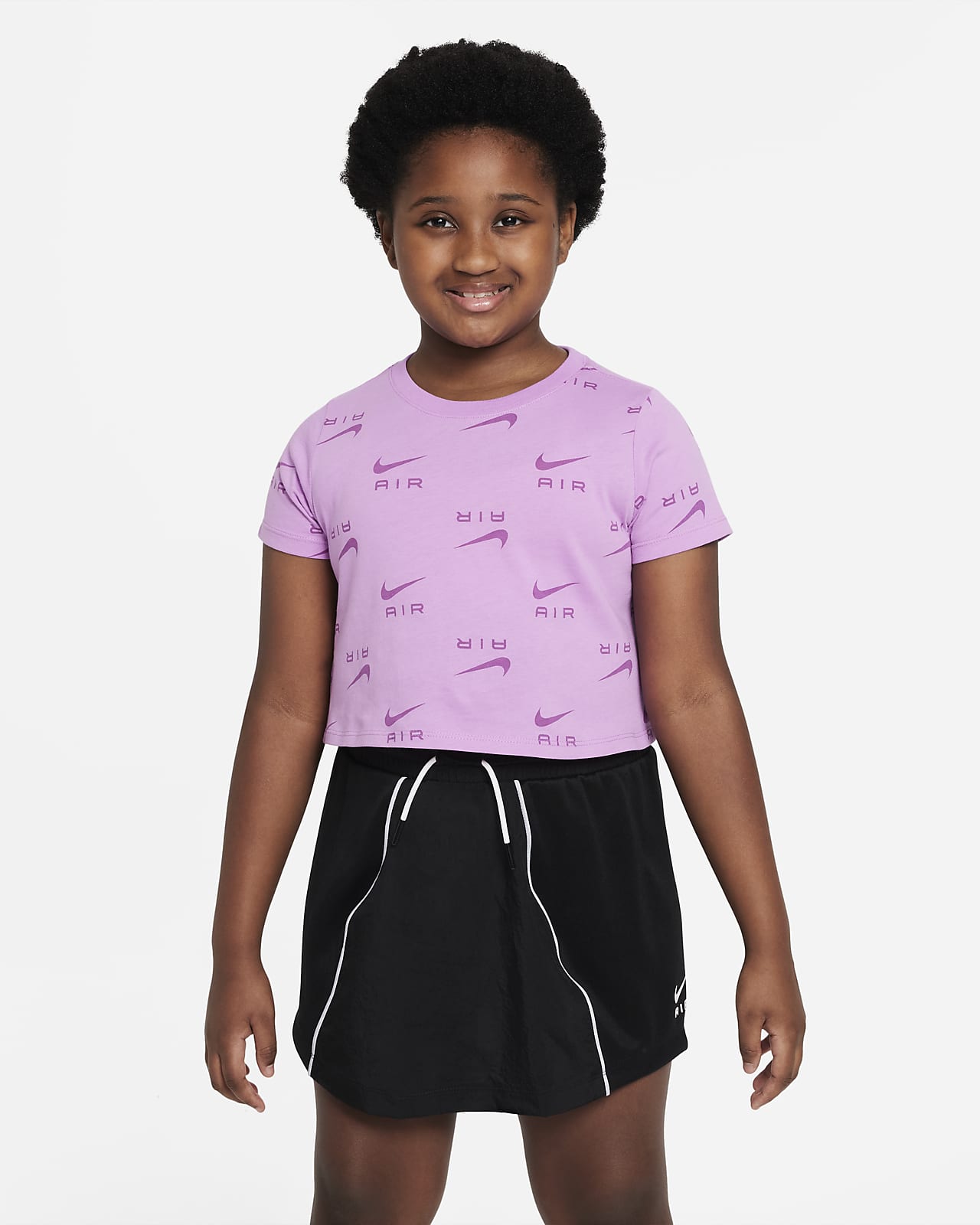 Nike Air Older Kids' (Girls') Cropped T-Shirt