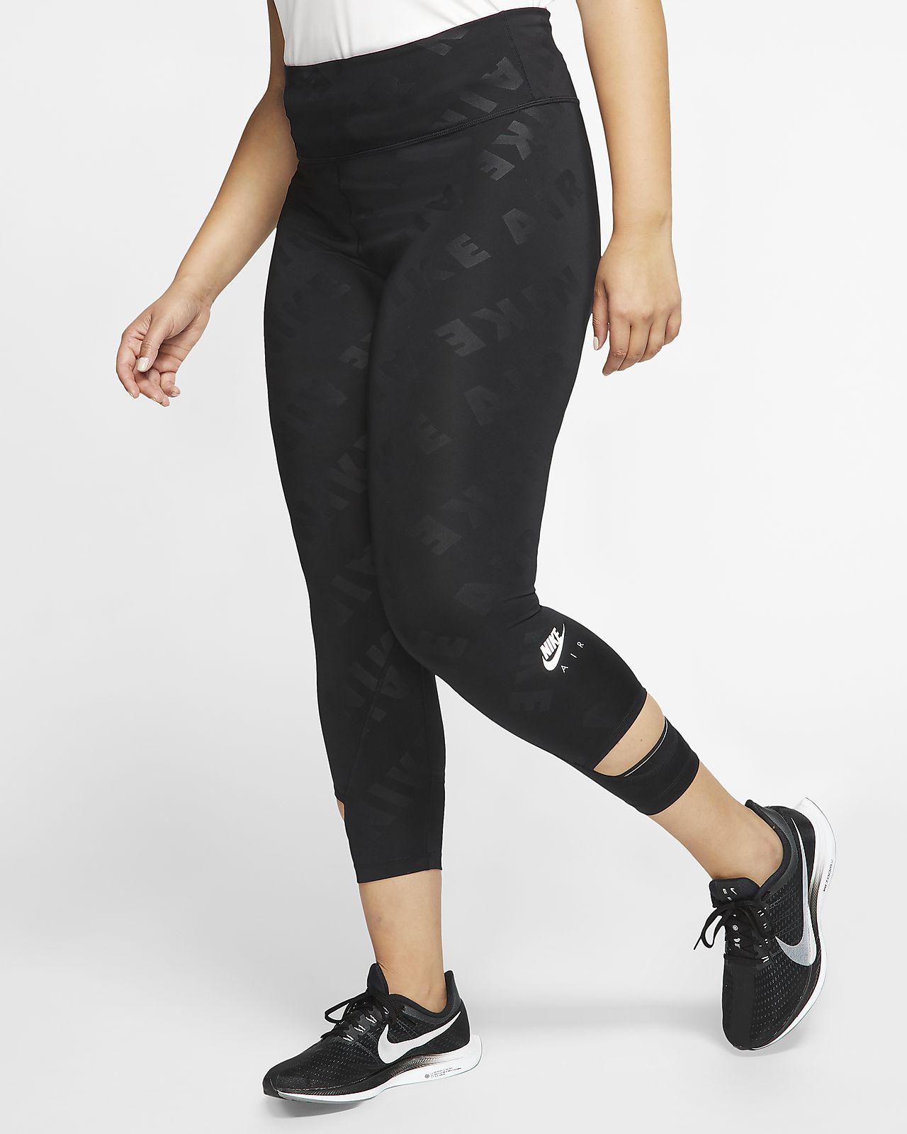 plus size nike logo leggings