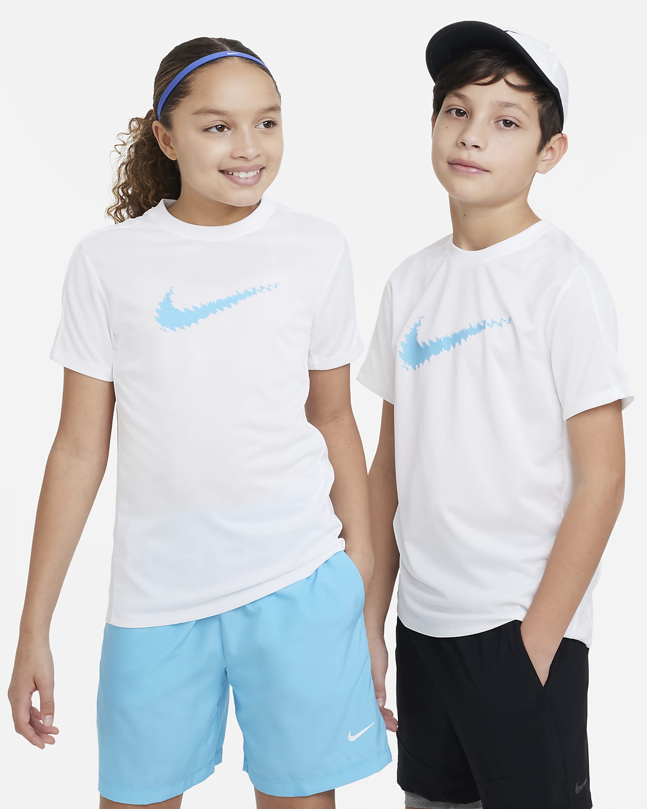 Nike Dri-FIT Trophy Older Kids' Graphic Short-Sleeve Training Top. Nike CA