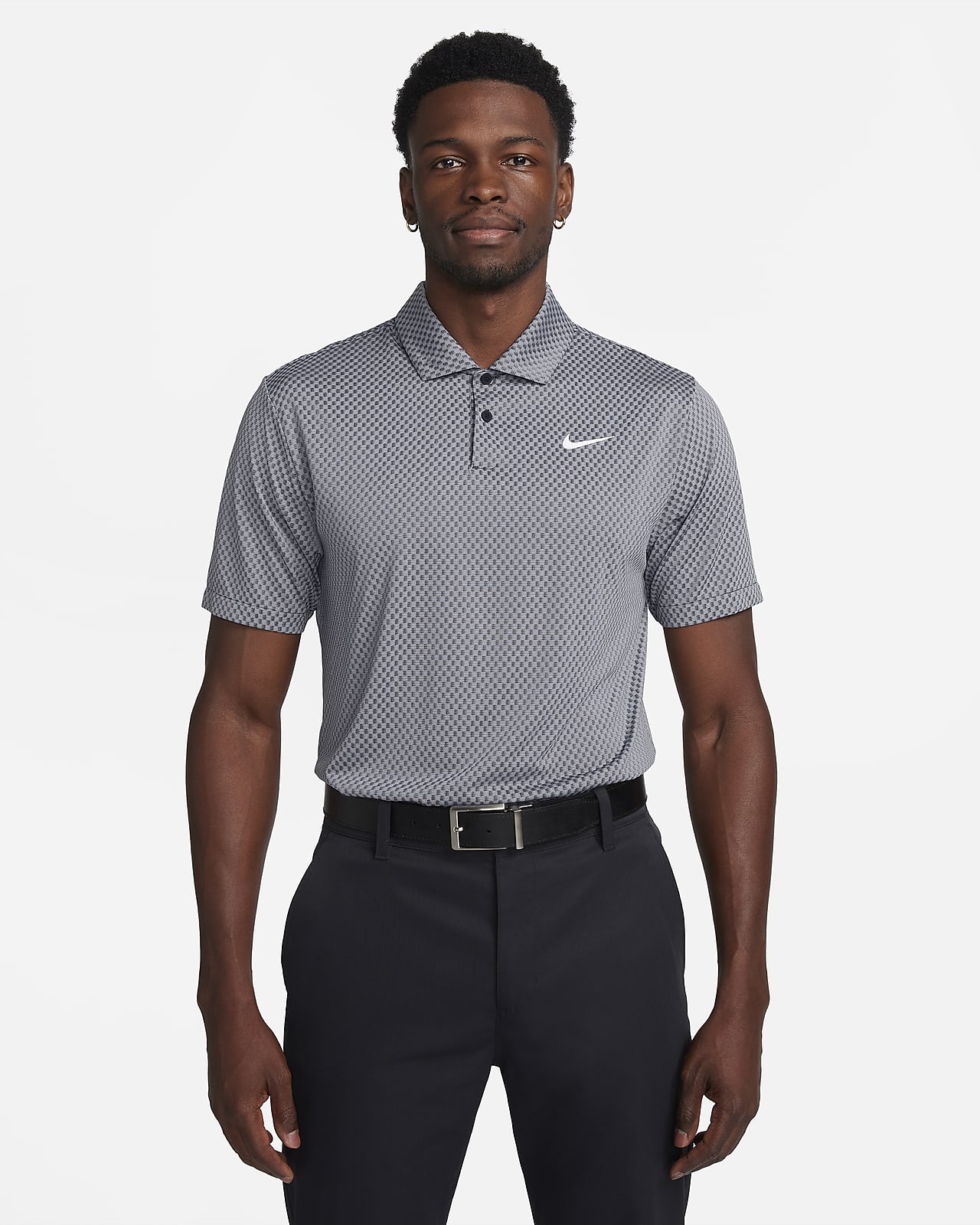 Nike Tour Dri-FIT stripet golfpoloskjorte til herre