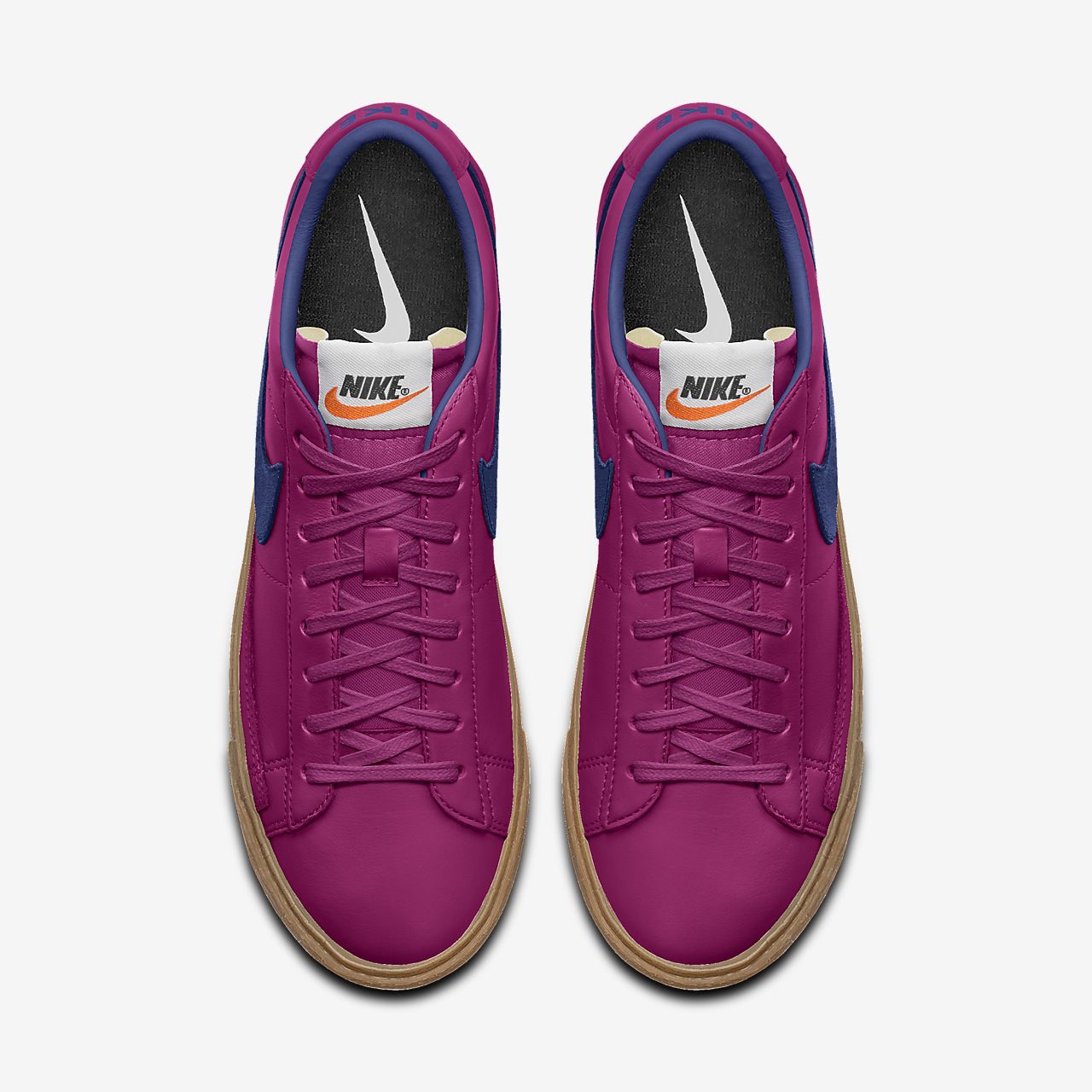 nike blazer low womens purple