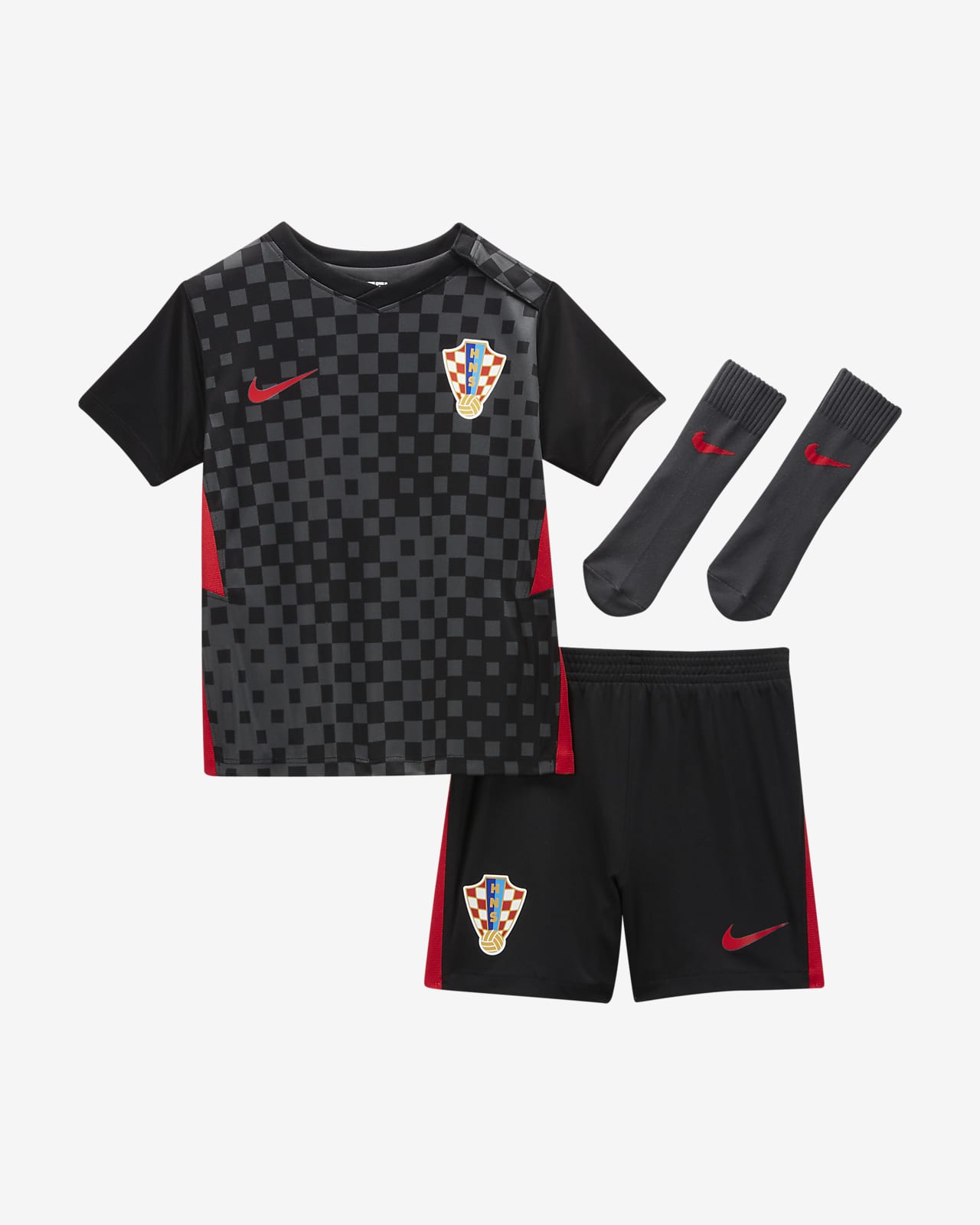 Croatia 2020 Away Baby and Toddler Football Kit. Nike MA