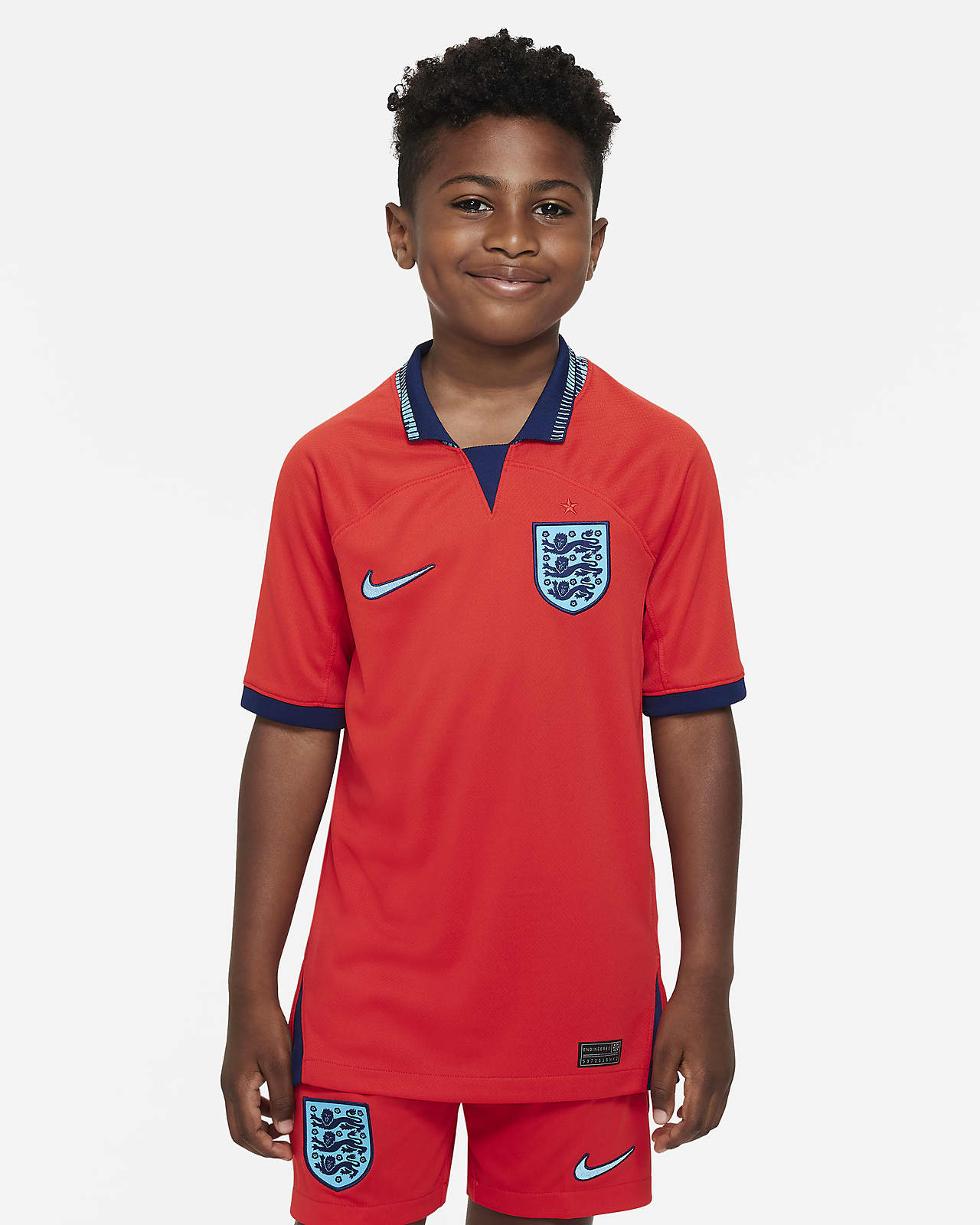 Fotbalový dres pro větší děti Nike Dri-FIT Anglie 2022/23 Stadium, venkovní