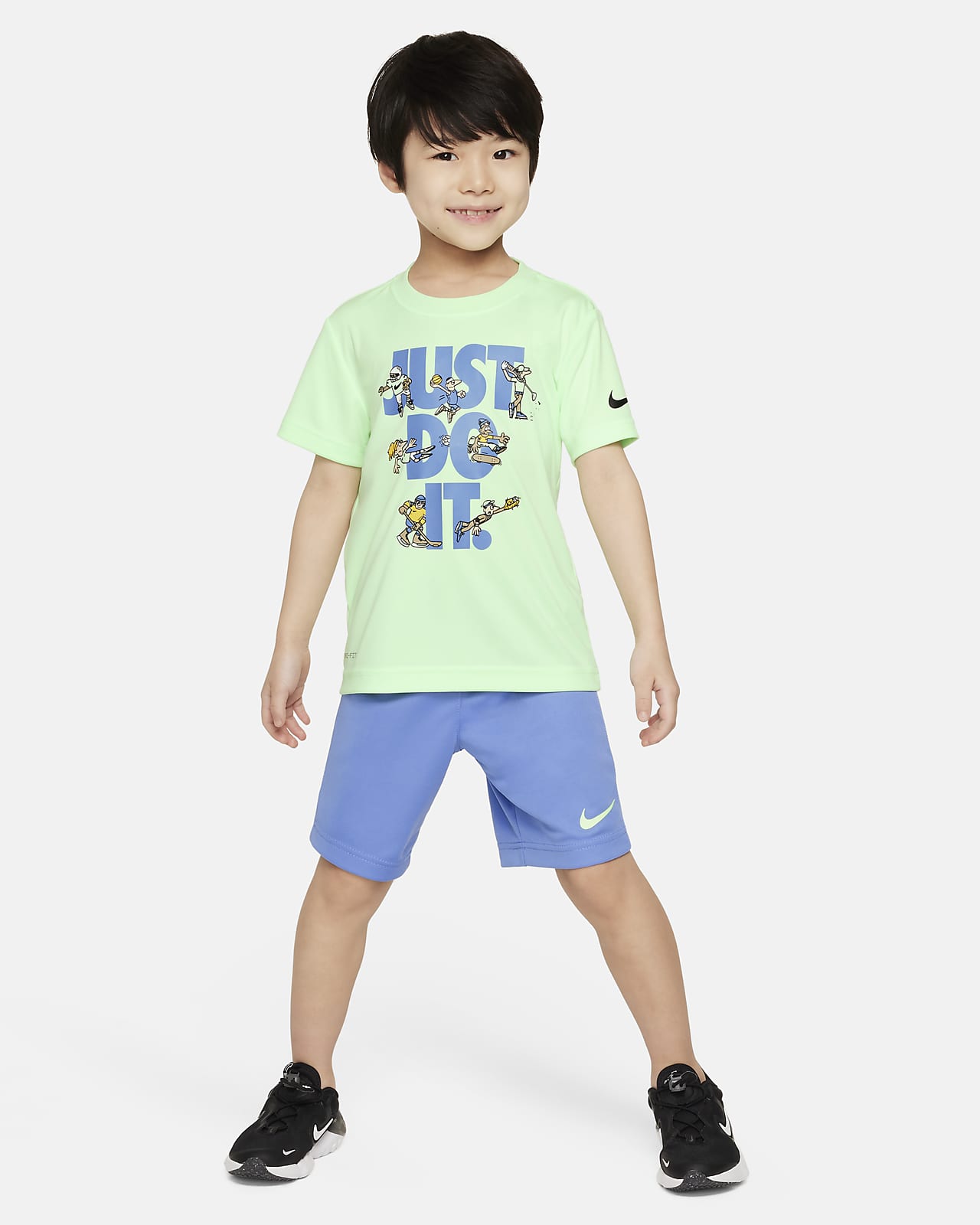 Nike Dri-FIT Little Kids' Shorts Set