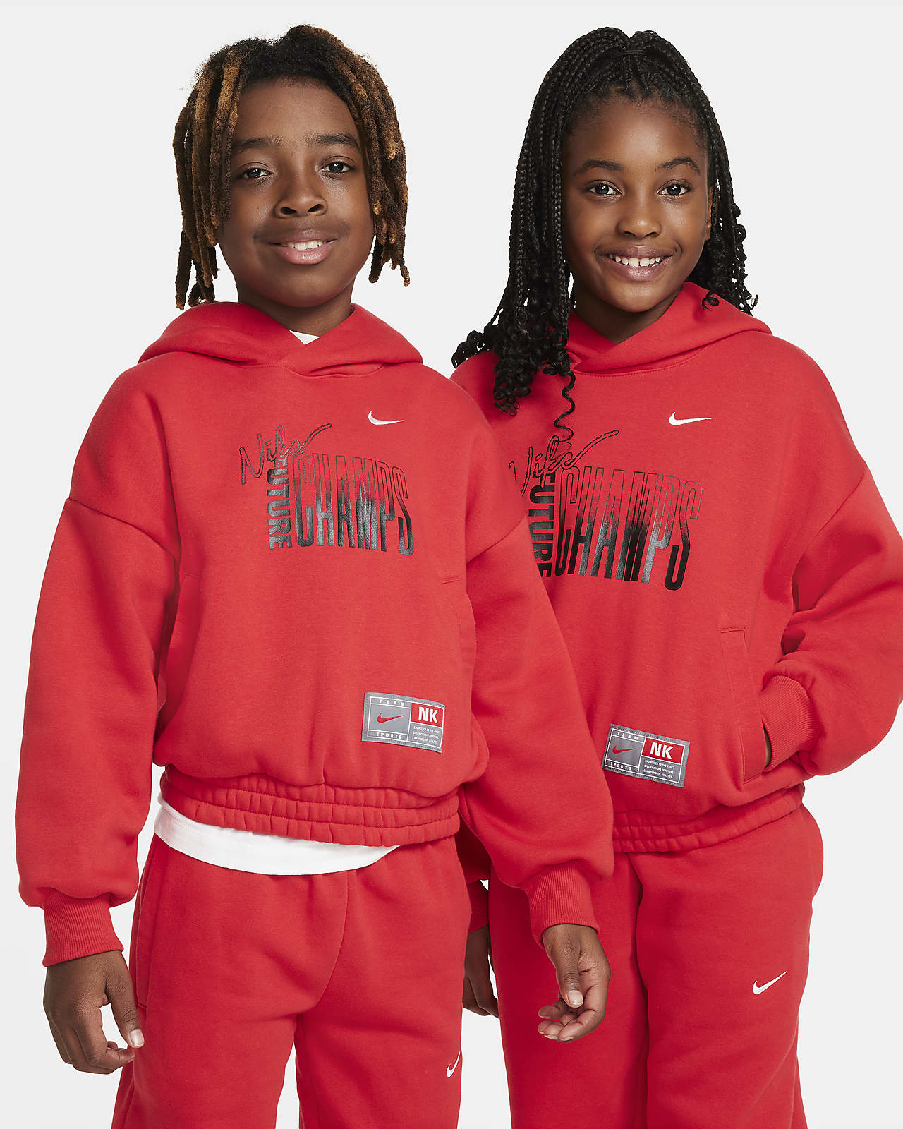 Nike Culture of Basketball-pullover-fleece-hættetrøje til større børn
