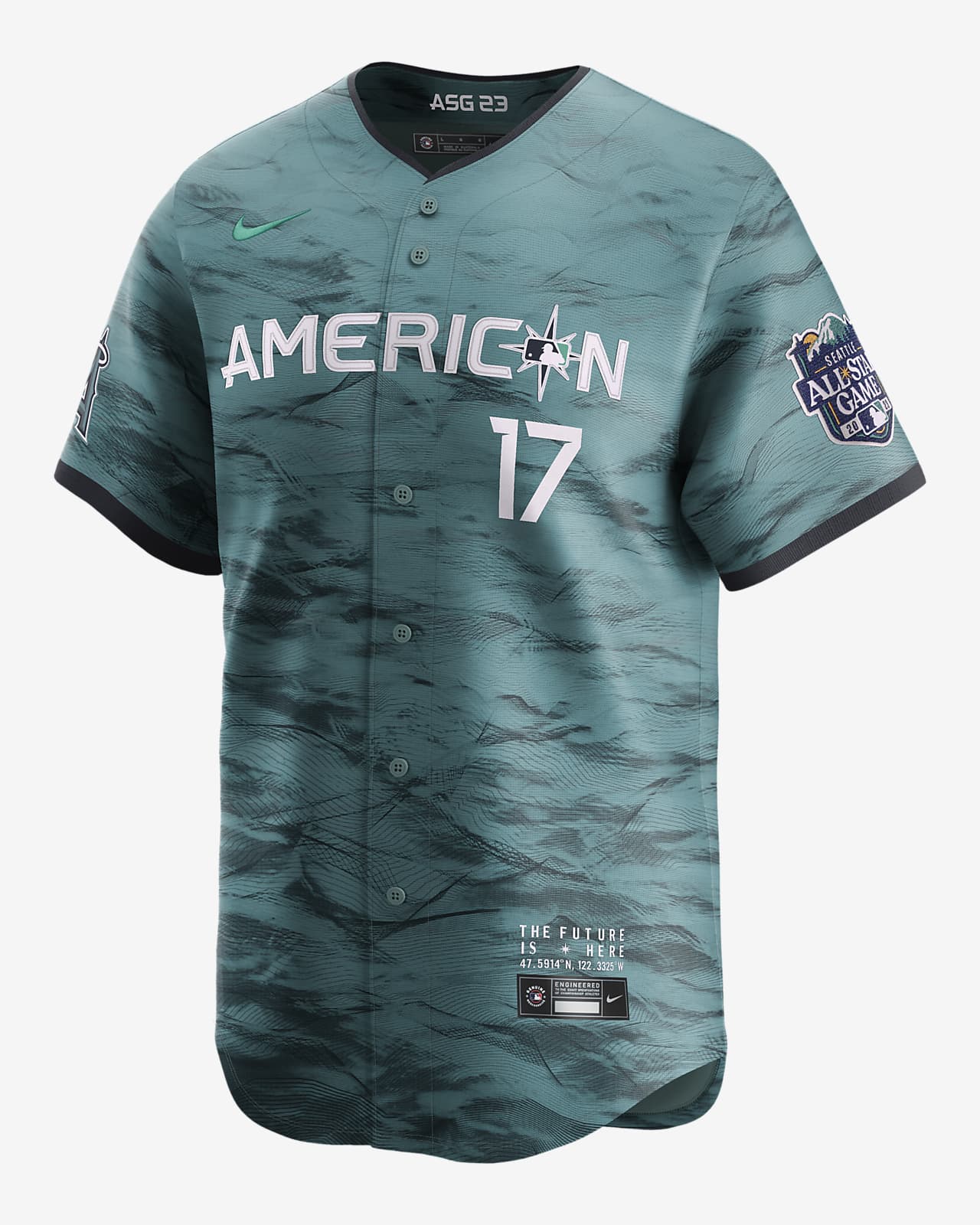 Jersey Nike de la MLB Limited para hombre Shohei Ohtani National League