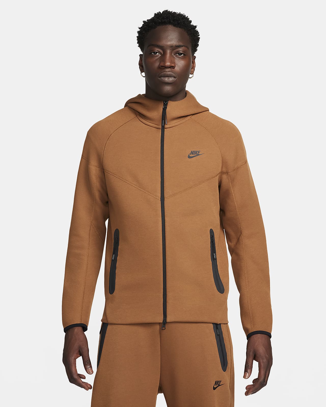 Sudadera con gorro de cierre completo para hombre Nike Sportswear Tech Fleece Windrunner