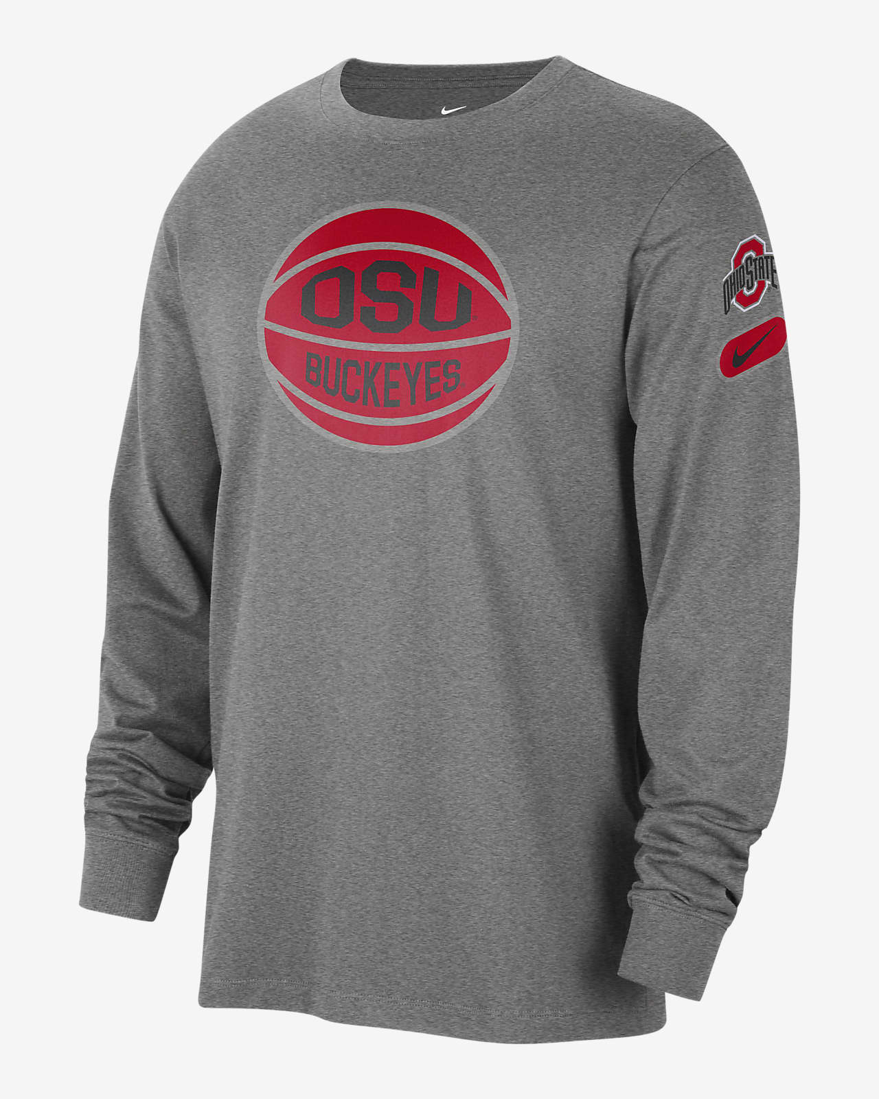 Ohio State Fast Break Men's Nike College Long-Sleeve T-Shirt