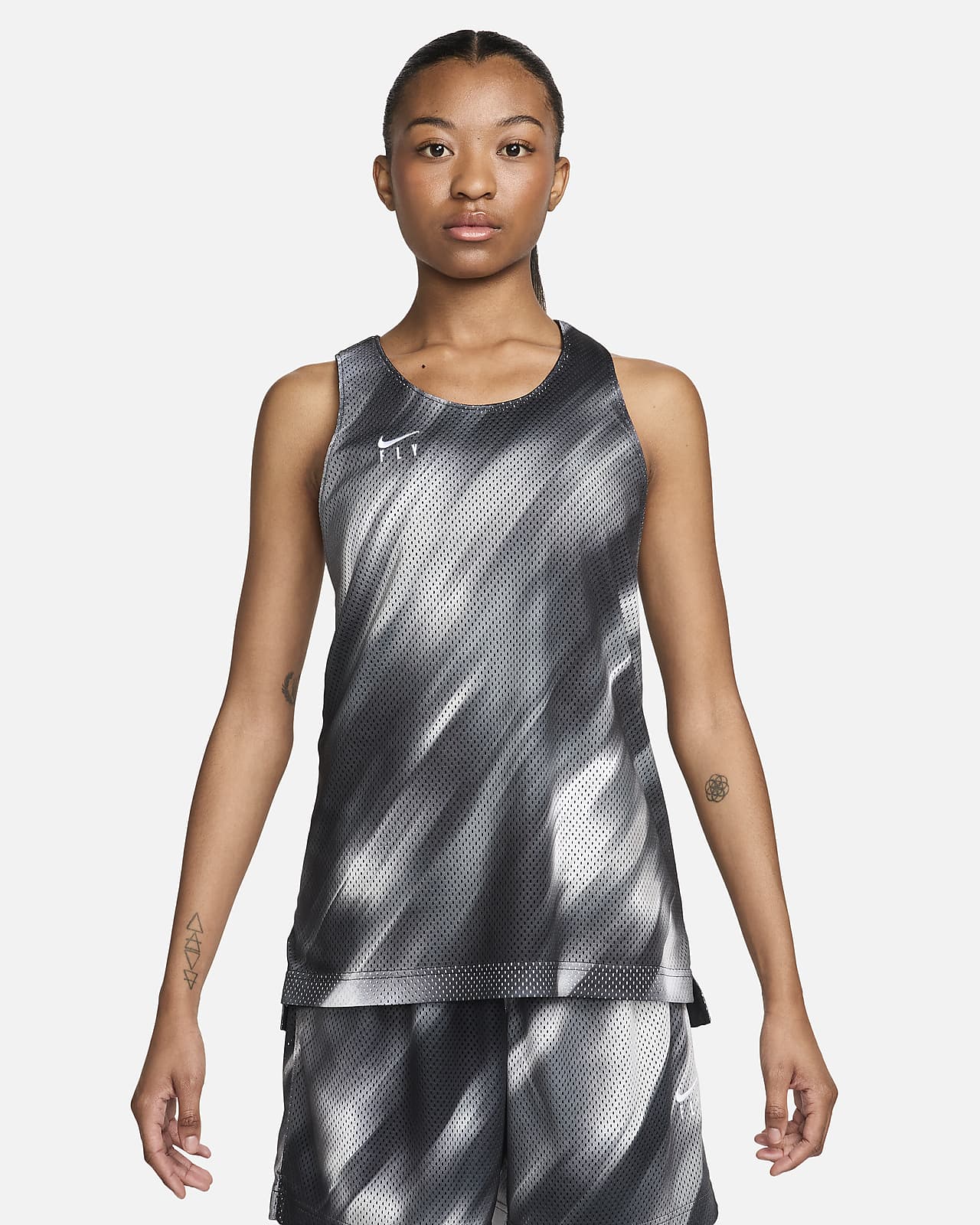 Nike Swoosh Fly Camiseta de tirantes reversible de baloncesto Dri-FIT - Mujer