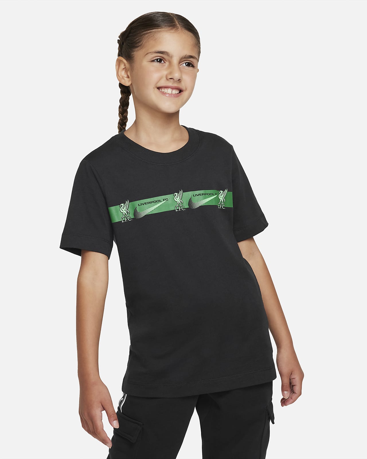 Ποδοσφαιρικό T-Shirt Nike Λίβερπουλ για μεγάλα παιδιά
