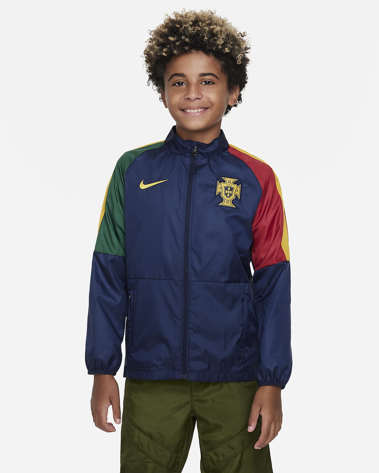 Portugal Repel Academy AWF Older Kids' Football Jacket