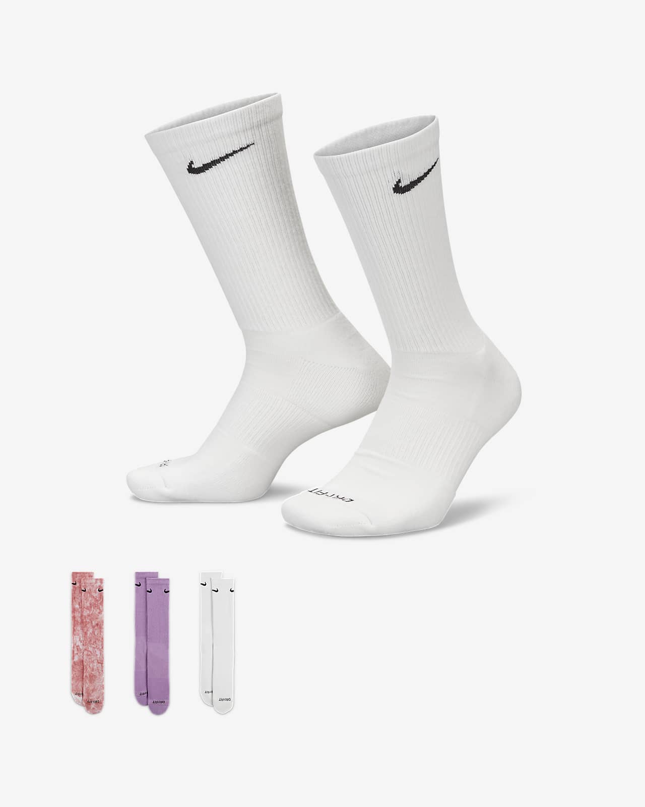 Nike Everyday Plus Cushioned Crew Socks (3 Pairs)
