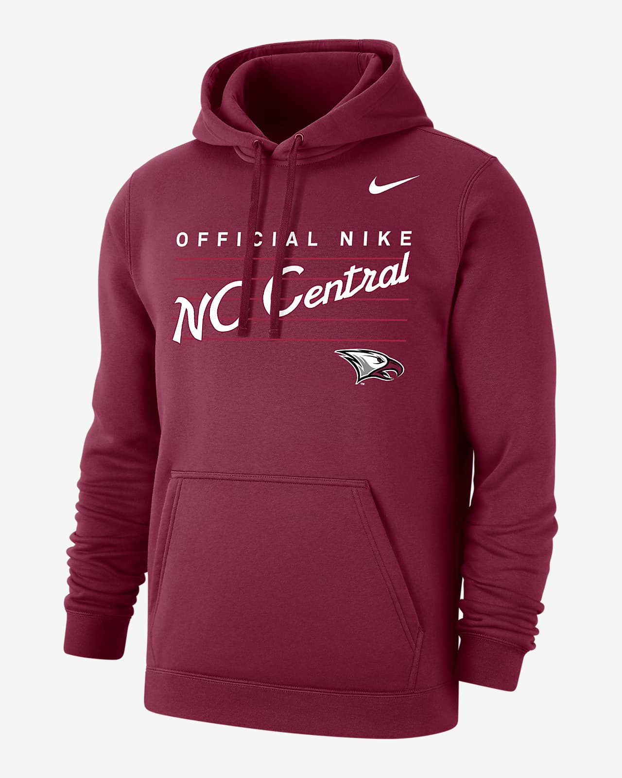 Sudadera con gorro para hombre Nike College Club Fleece (North Carolina Central)
